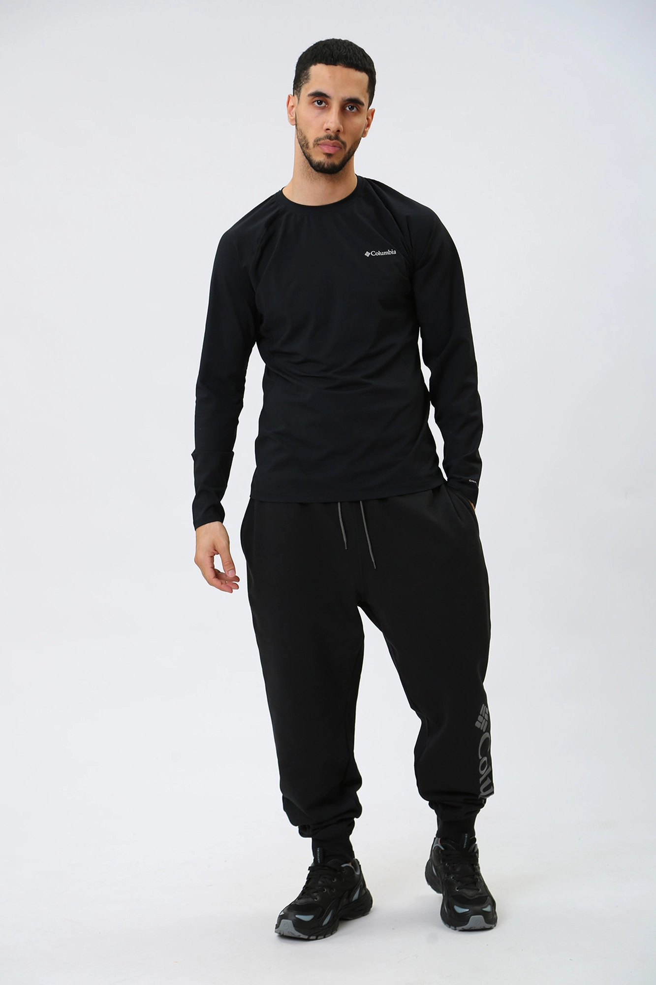 2012331 Джемпер термобелье M Omni-Heat Infinity Knit LS Crew Columbia Черный