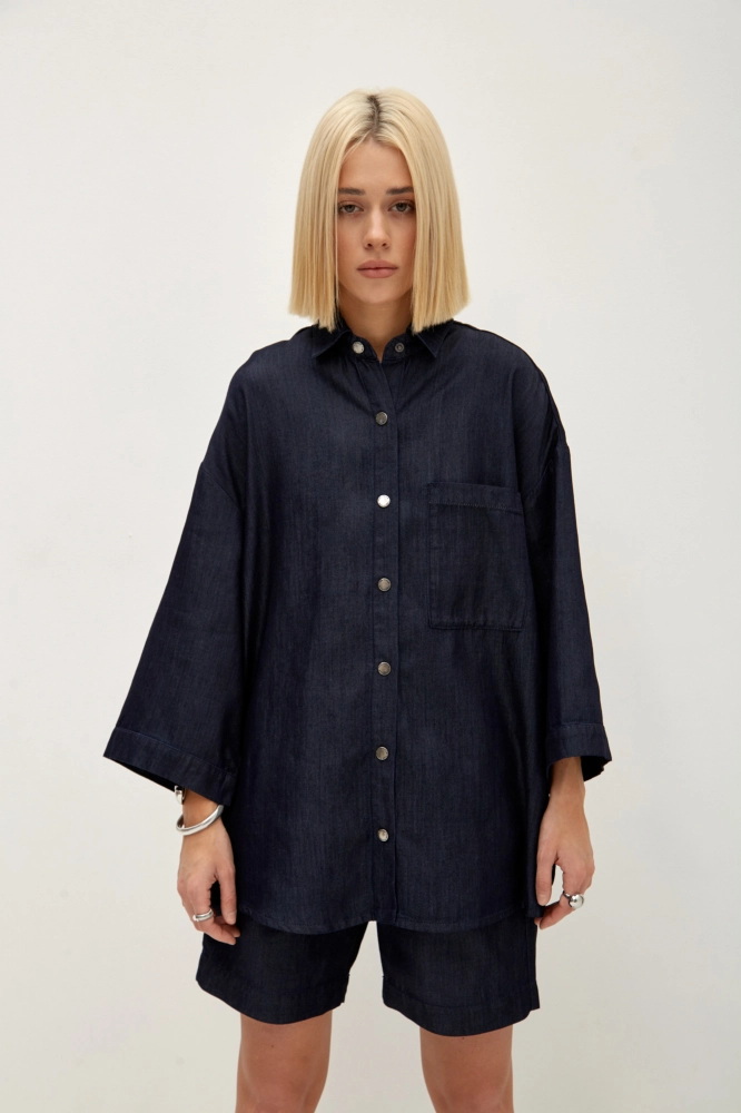 Юбка Armani Exchange Полиэстер Черный