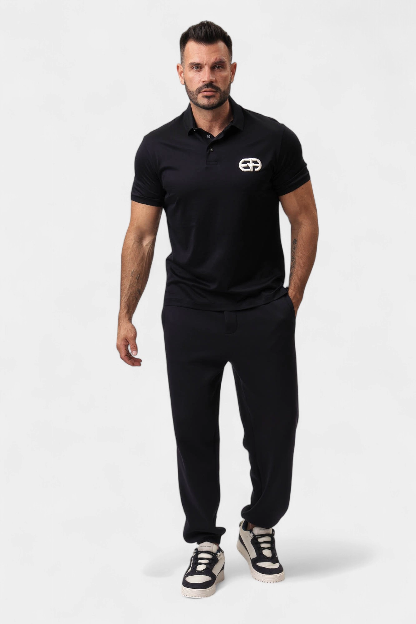 8N1FB6_1JUVZ Поло Emporio Armani Синий
