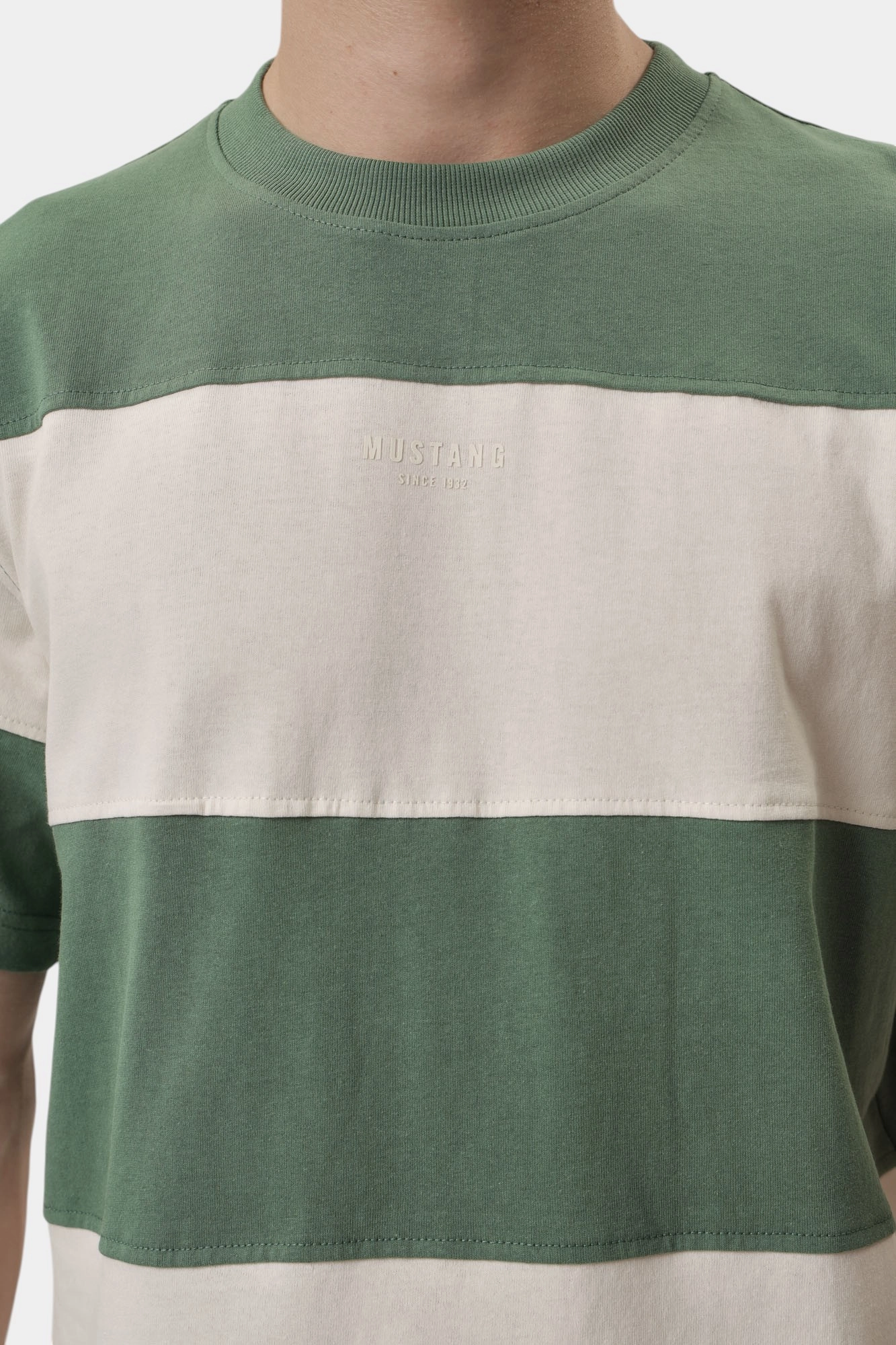 1016277 Футболка Mustang Зеленый