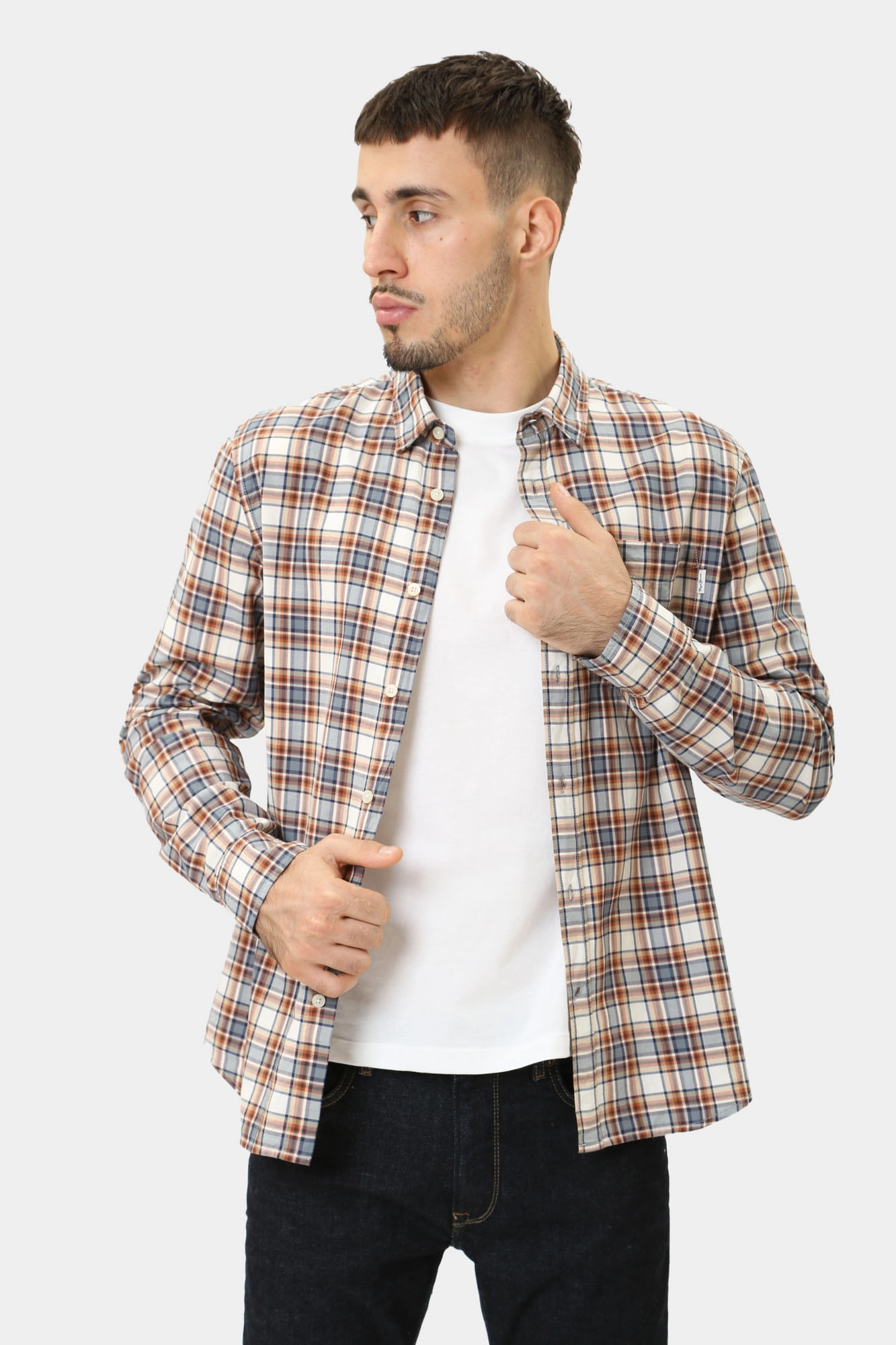 PM308727 Рубашка с длинным рукавом Pepe Jeans Оранжевый