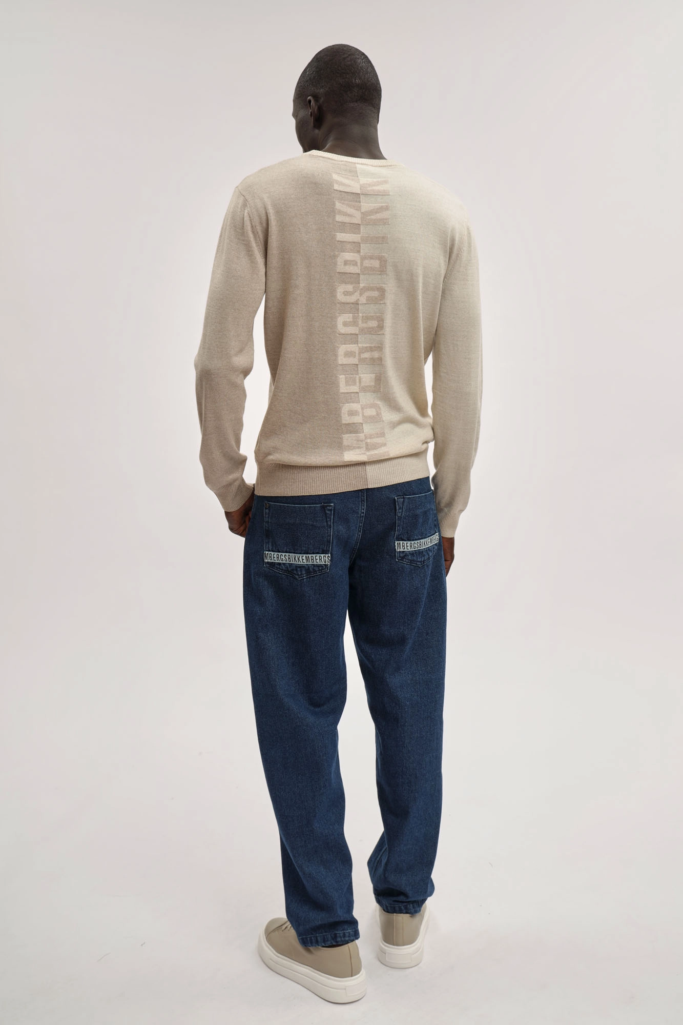 BMM1140 Джемпер Bikkembergs Бежевый