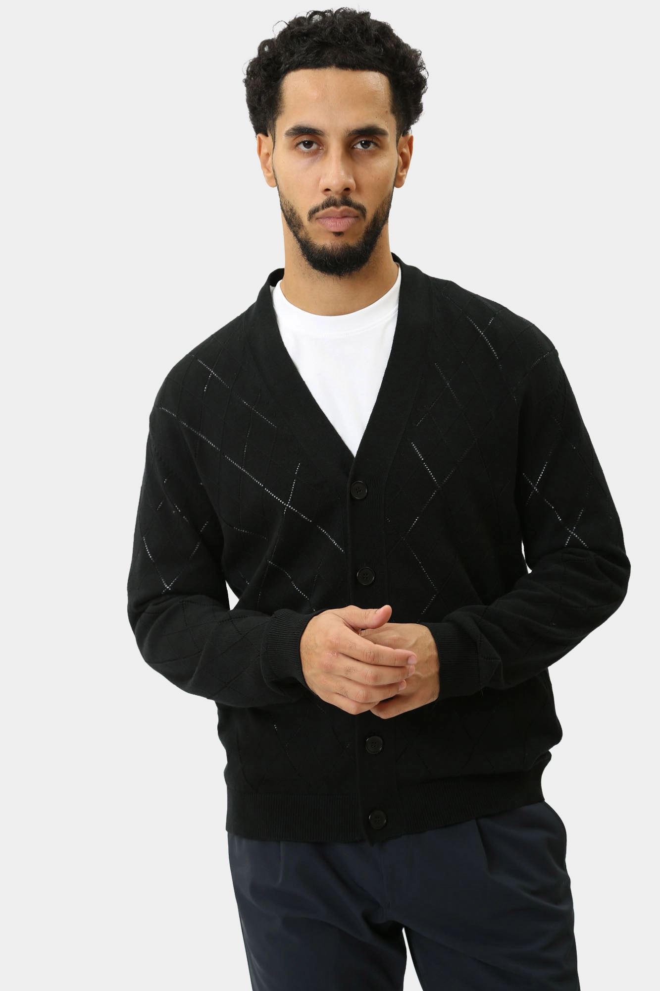 30043250_10018310 Кардиган Strellson Черный