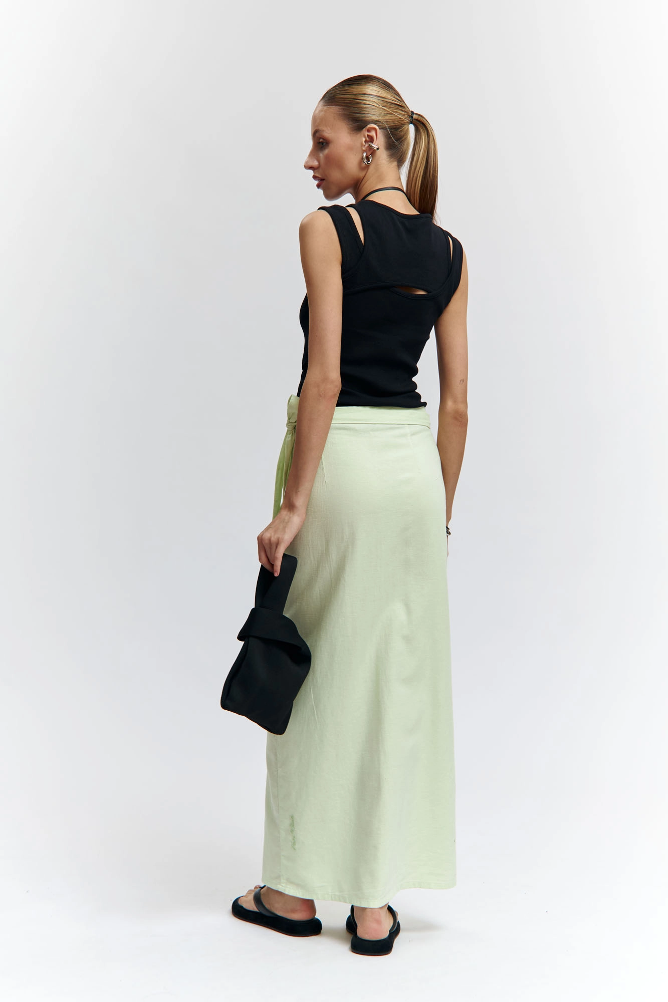 VW-OMA-55-445 юбка льняная van mich 