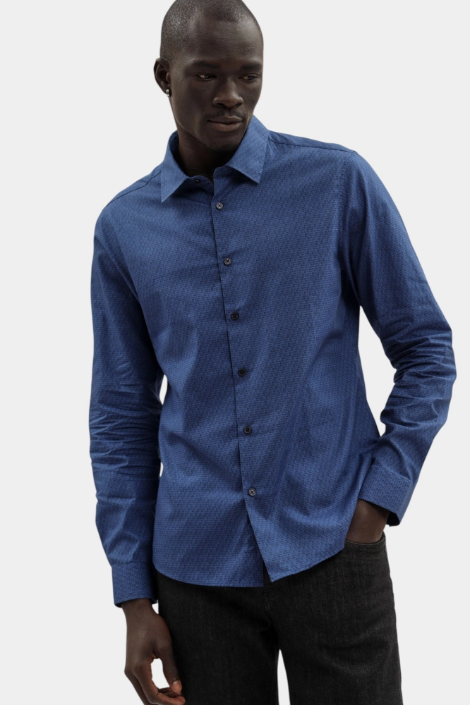 Пиджак Strellson Полиэстер Синий