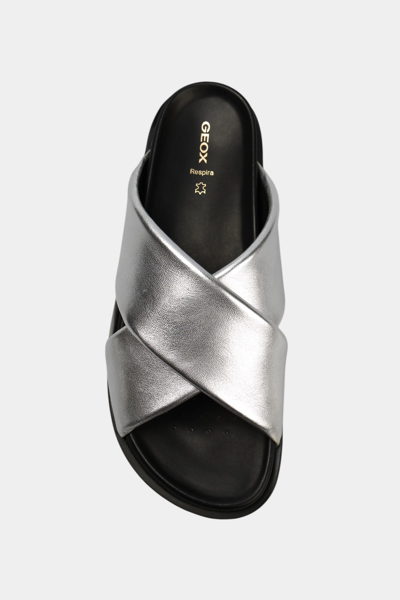 D55YWB000Y2C Сабо Geox Серебряный