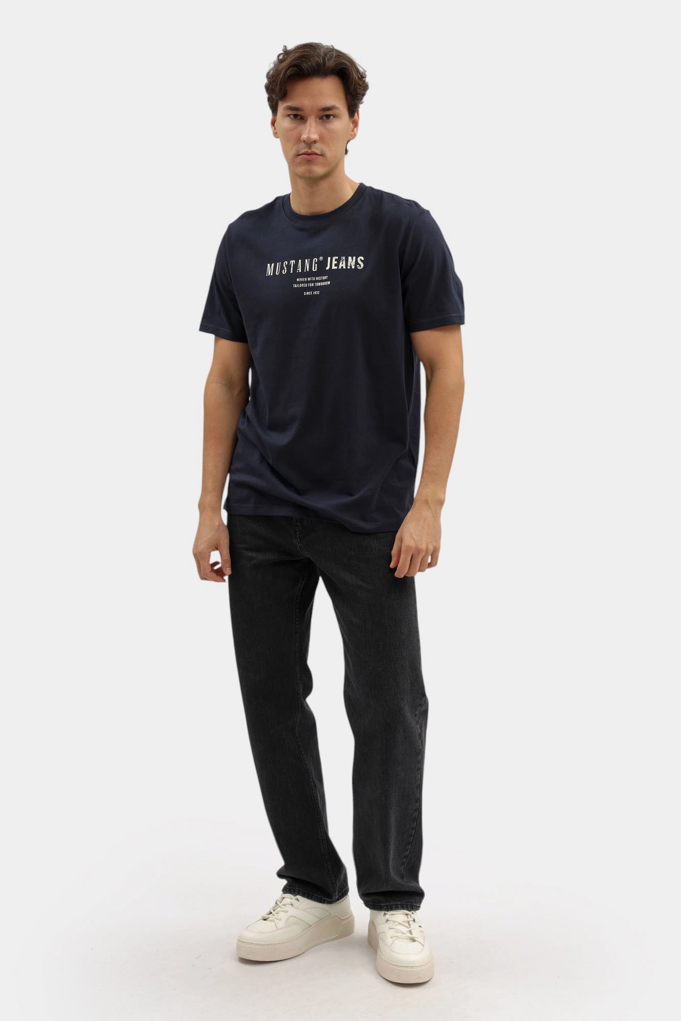 1016867 Футболка Mustang Синий