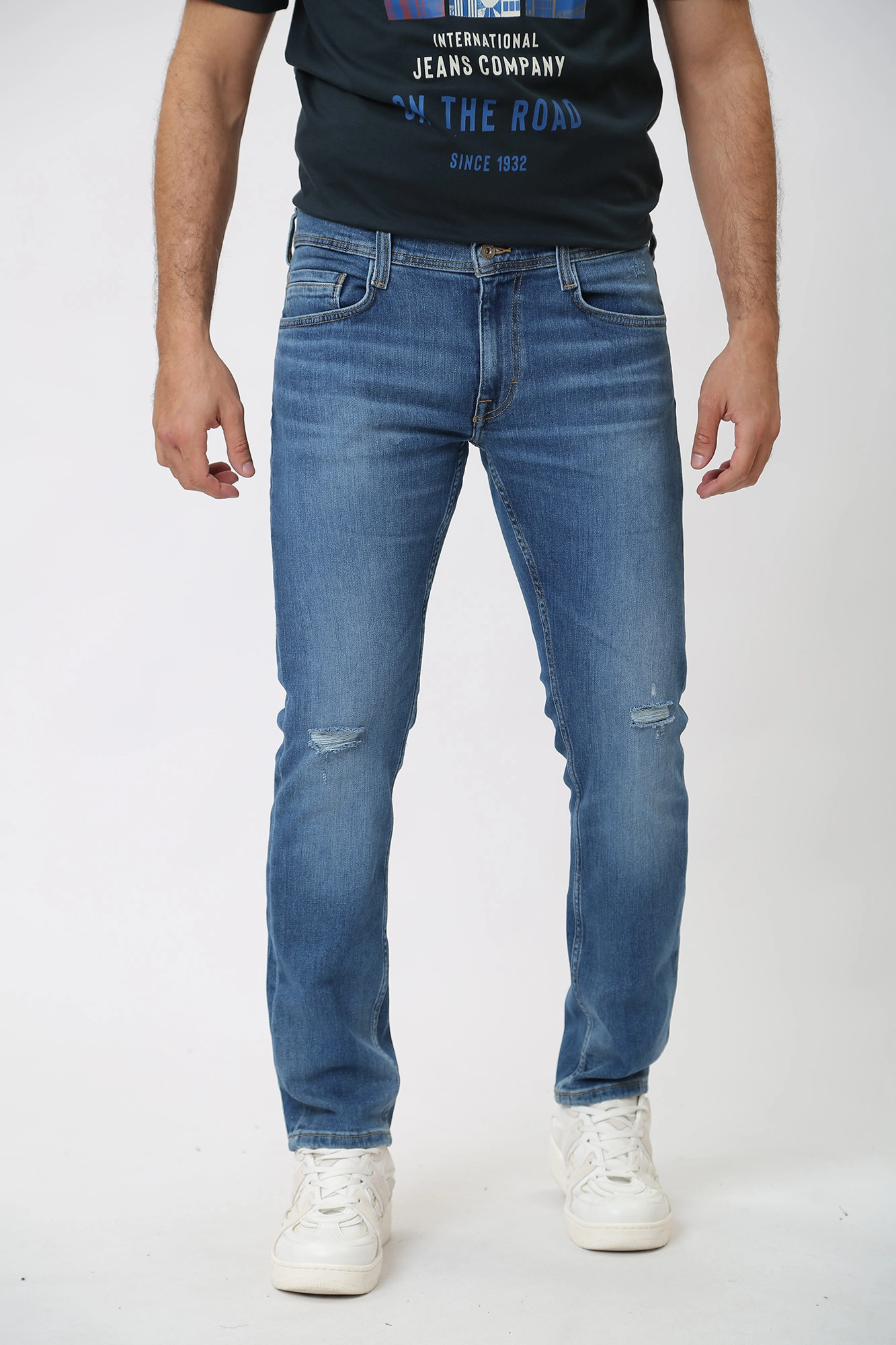 1014596-5000 Джинсы Oregon Slim  Mustang Голубой