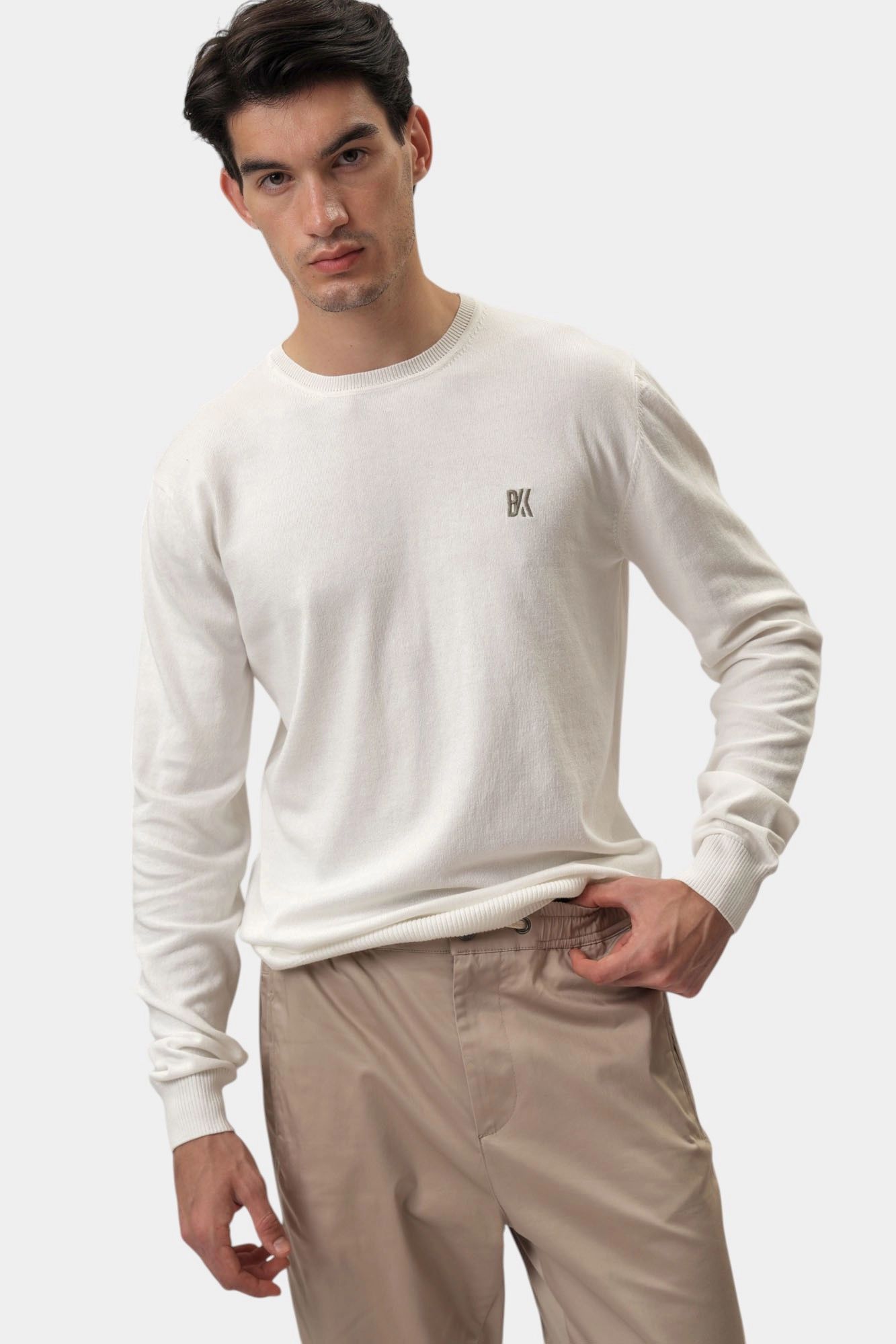 BMM0798 Джемпер Bikkembergs Белый