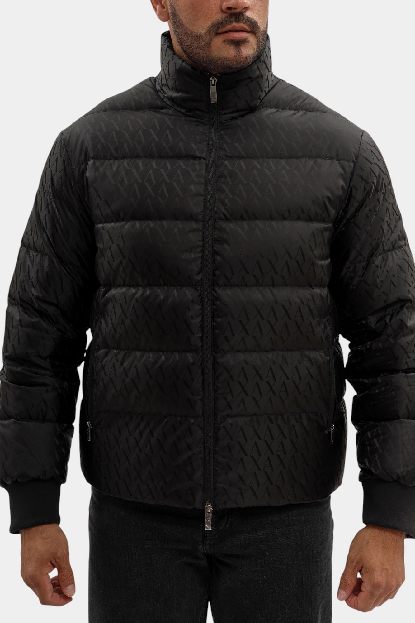 XM001580_AF16628 Куртка пуховая Armani Exchange Черный
