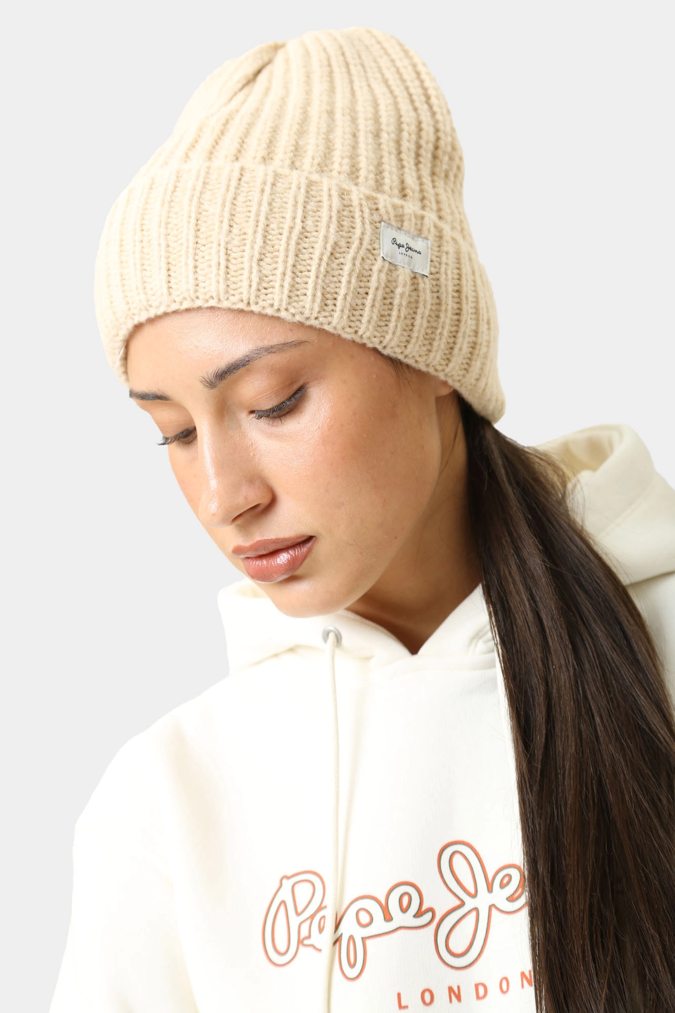 PL040355 Шапка Pepe Jeans Белый