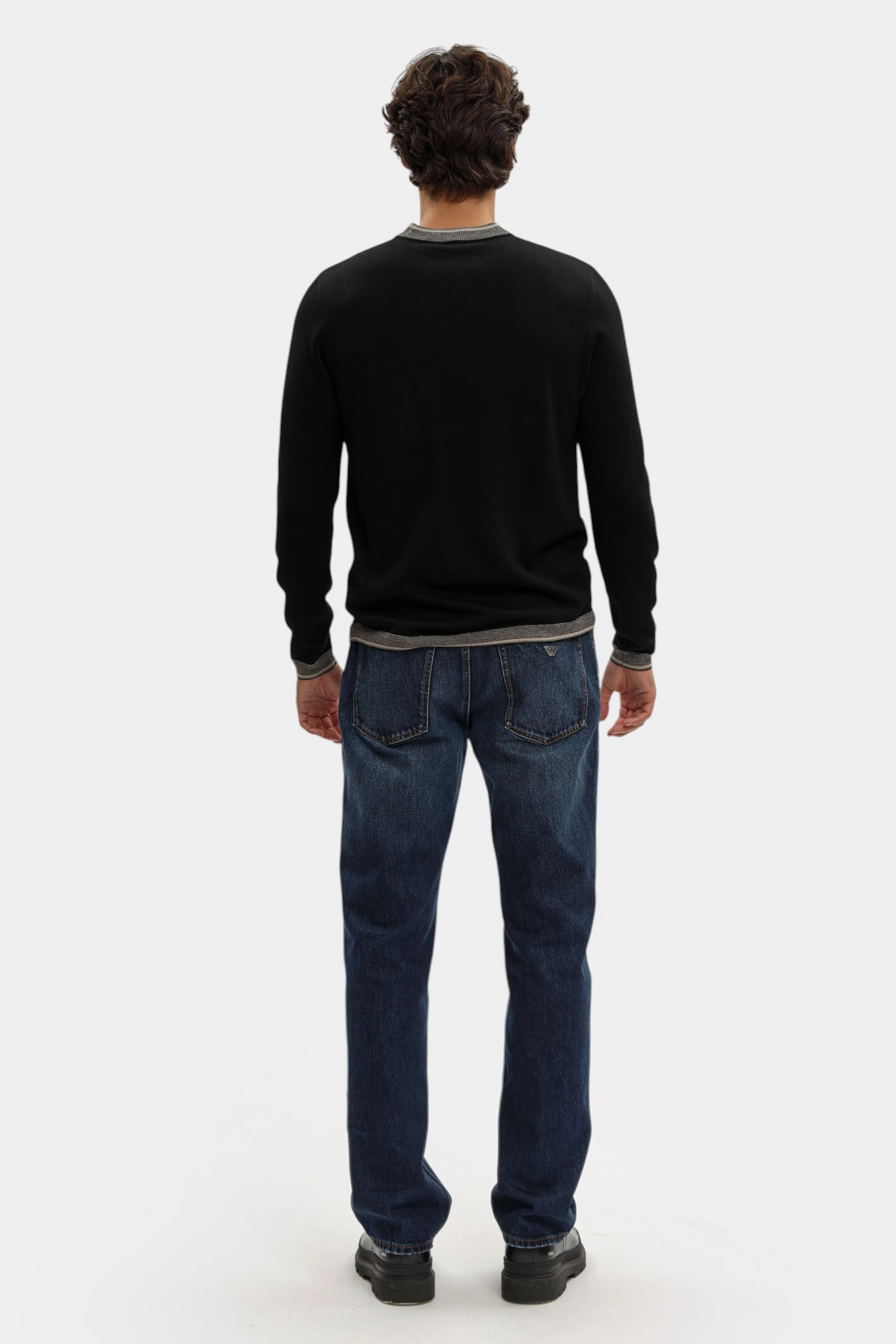 EM003387_ AF14697 Джемпер Emporio Armani Черный