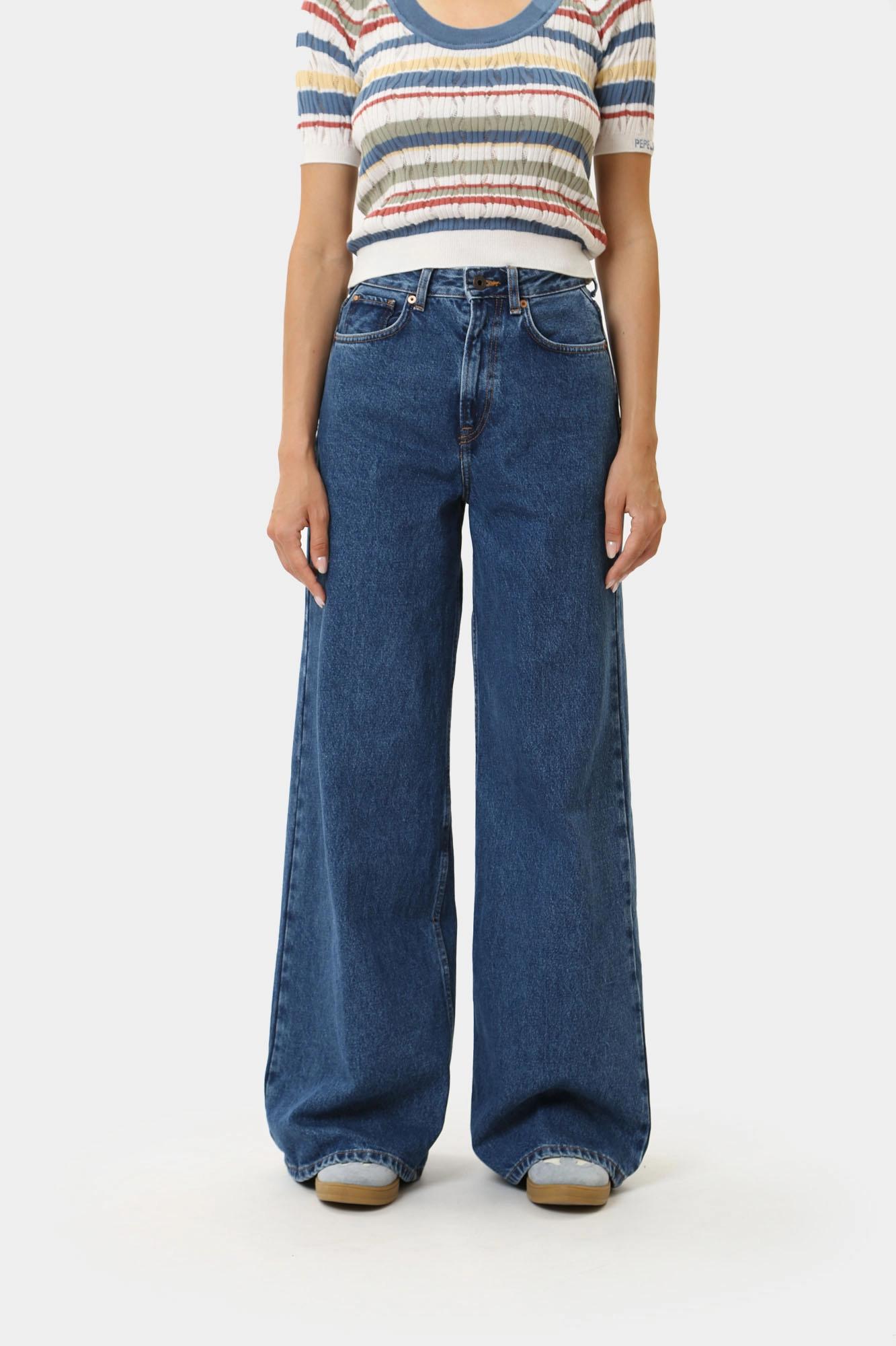 PL204740 брюки джинсовые pepe jeans 