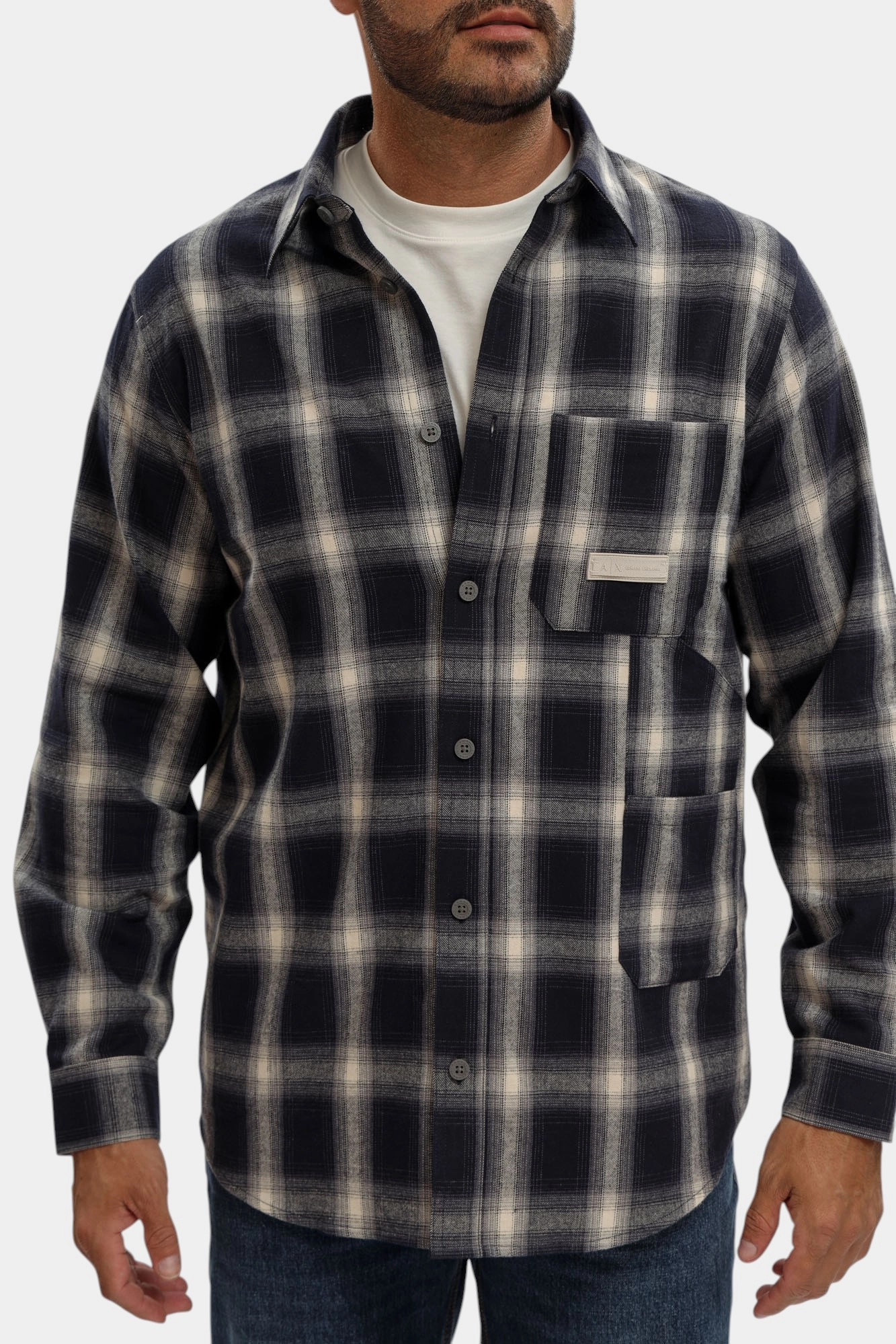 XM001149_AF16626 Рубашка Armani Exchange Синий