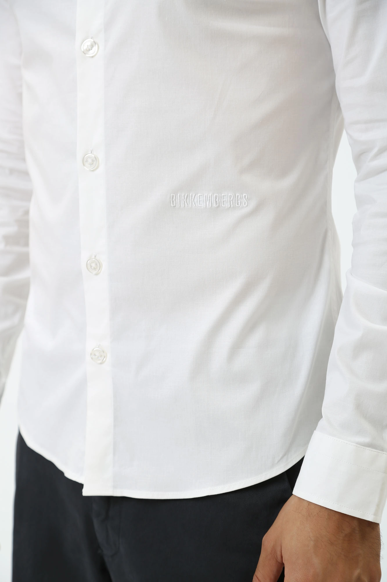 BMS0419 Сорочка Bikkembergs Белый