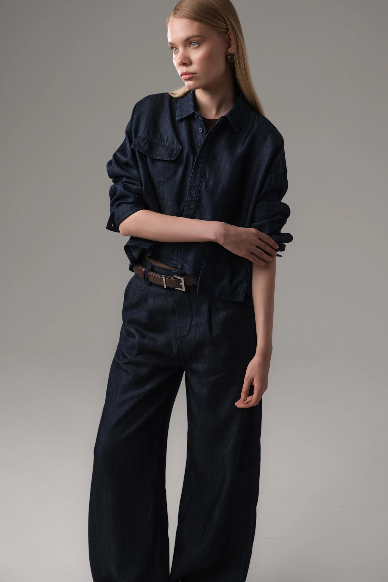 W-251-TK-56-7002 рубашка джинсовая the hills 