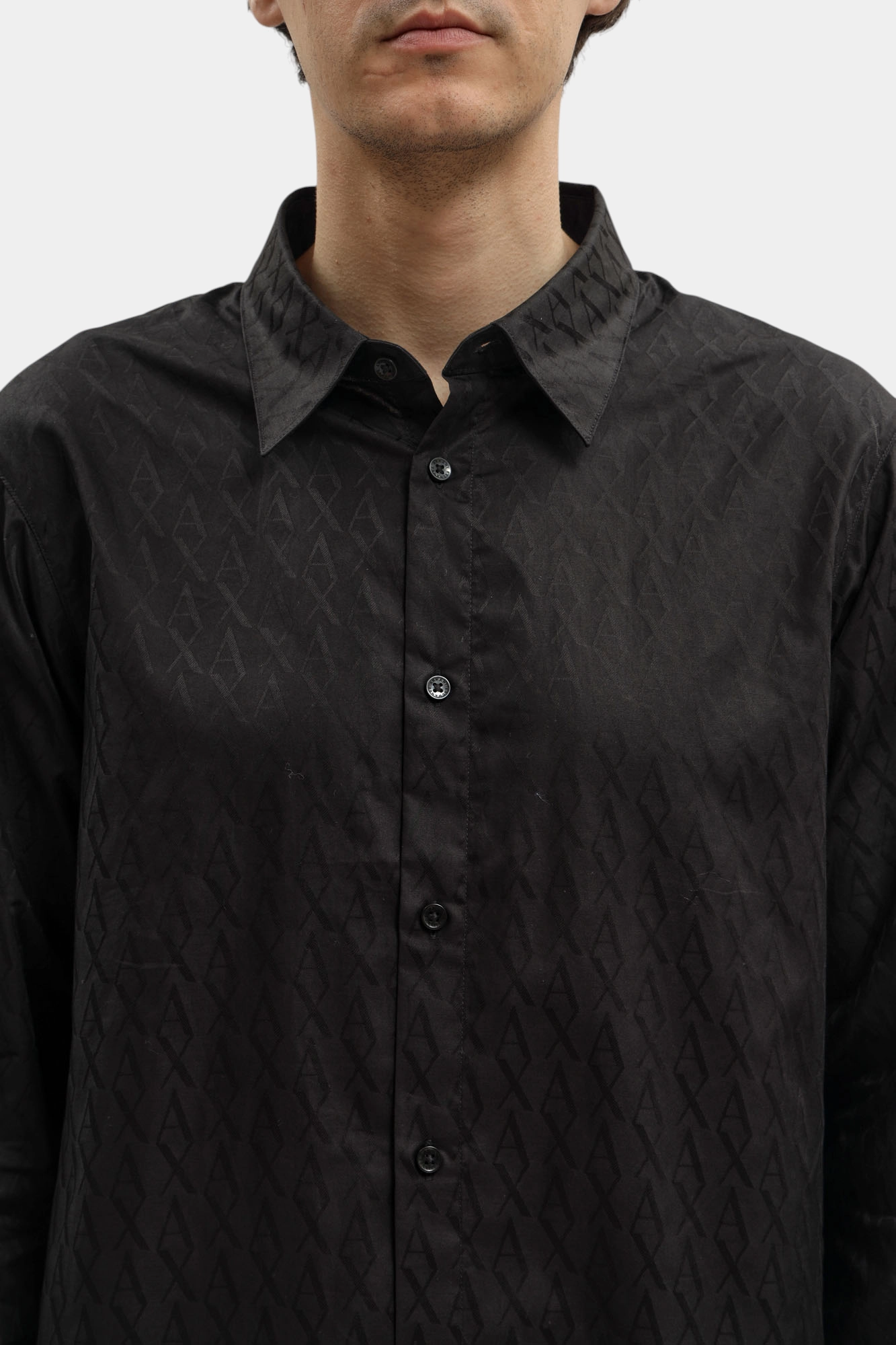 XM001587_AF16631 Рубашка Armani Exchange Черный