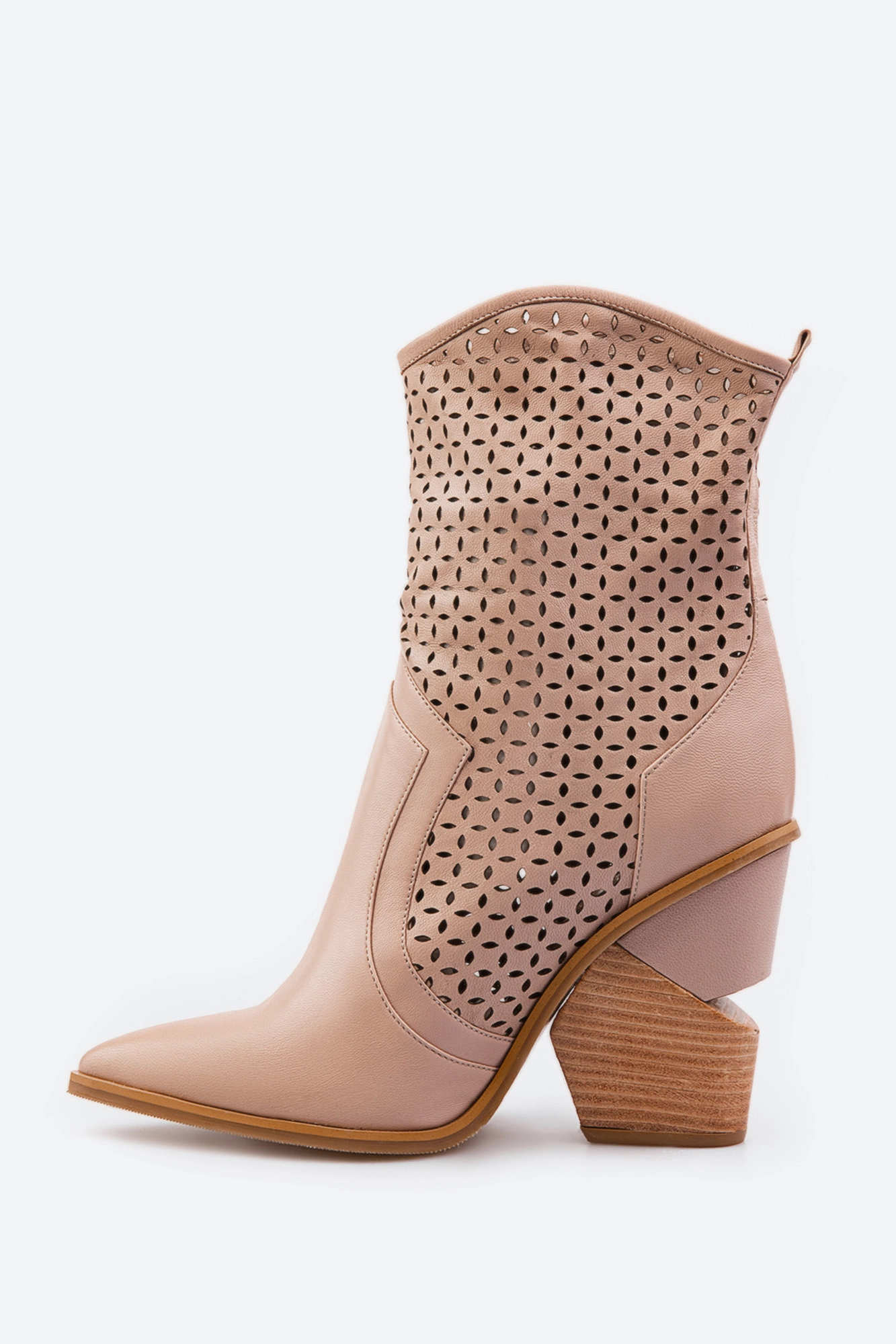 11-12347 Ботинки казаки Marc Cony Бежевый