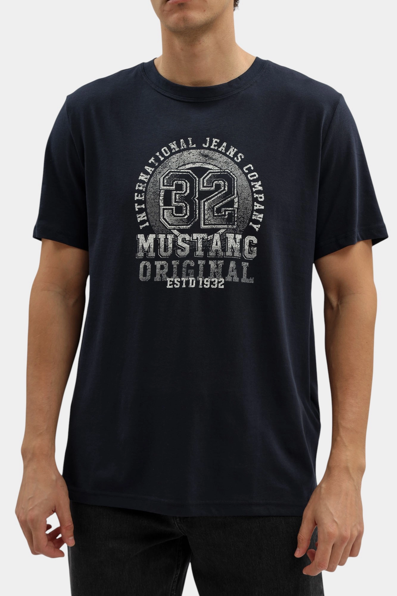 1016859 Футболка Mustang Синий