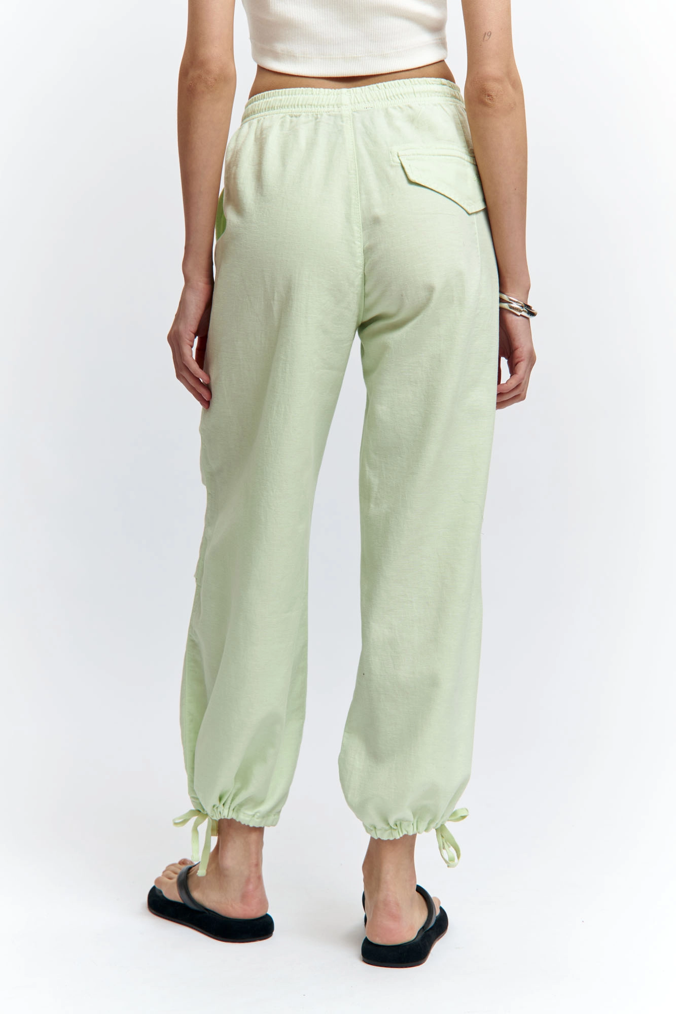 VW-OMA-55-446 брюки льняные van mich 