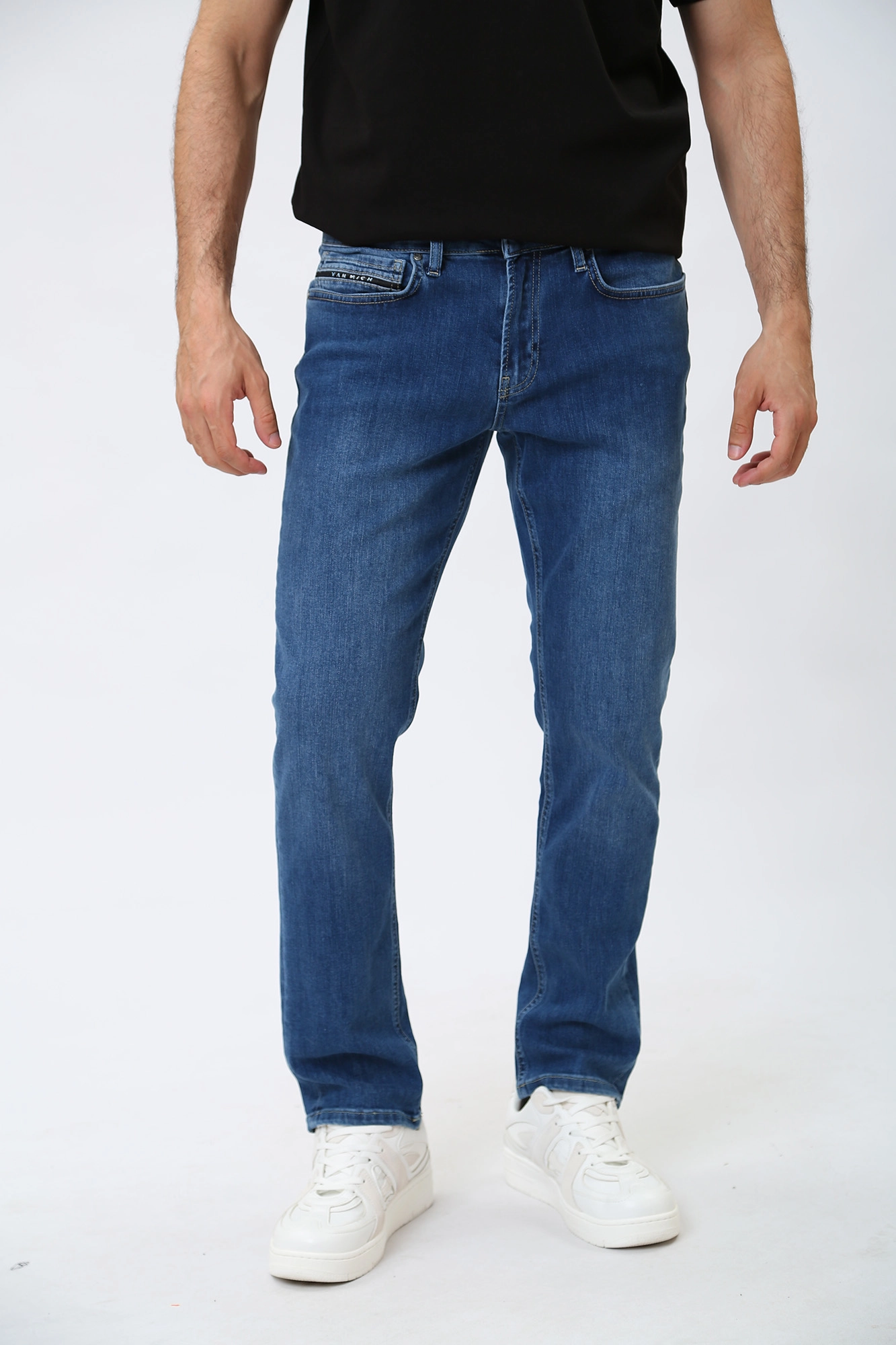 VM-231-33-013 Джинсы Slim Van Mich Синий