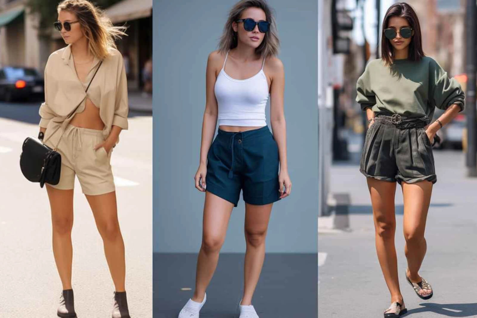 Модные женские шорты на лето 2023 Модные женские шорты на лето 2023