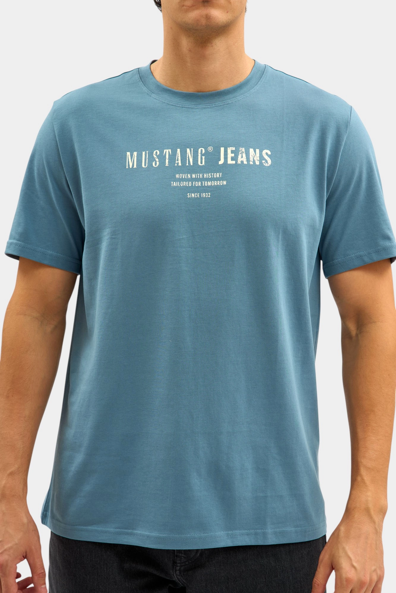 1016867 Футболка Mustang Синий