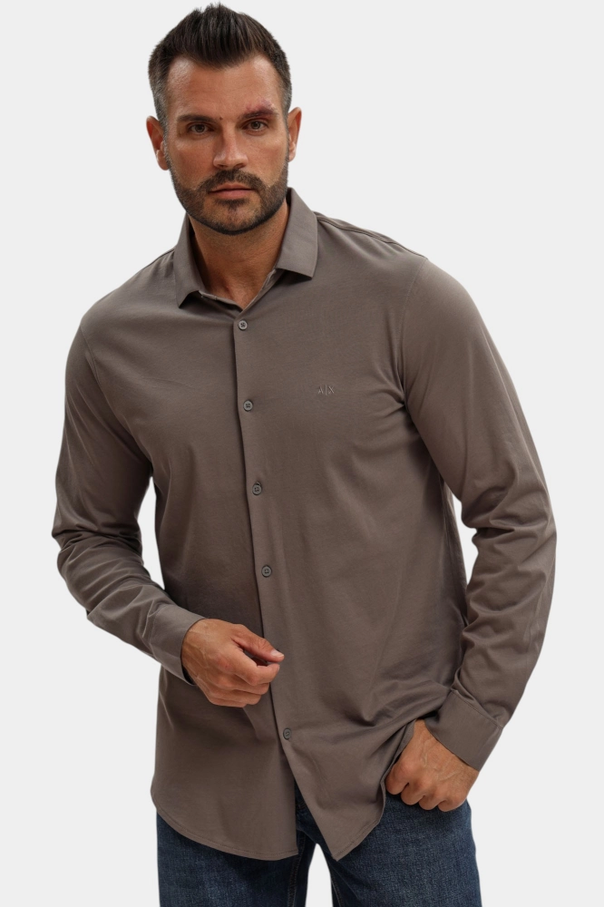 Брюки спортивные Armani Exchange Хлопок Серый