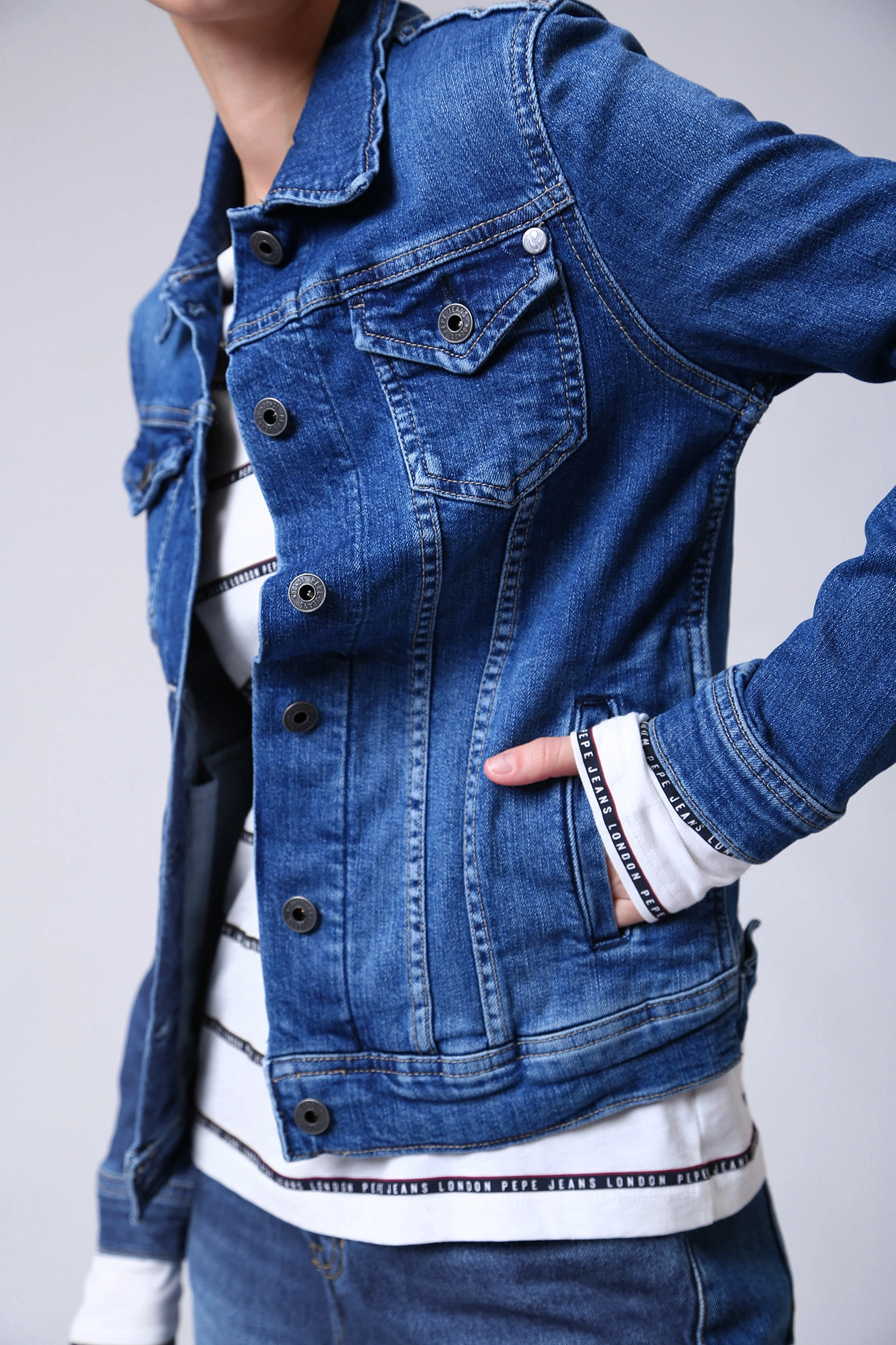 PL400755HI4 куртка джинсовая pepe jeans 