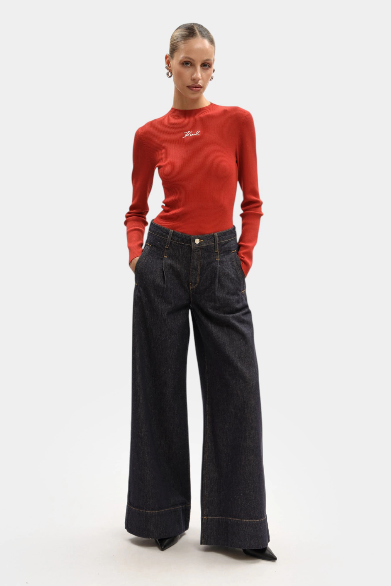 A3W10011 брюки джинсовые karl lagerfeld 