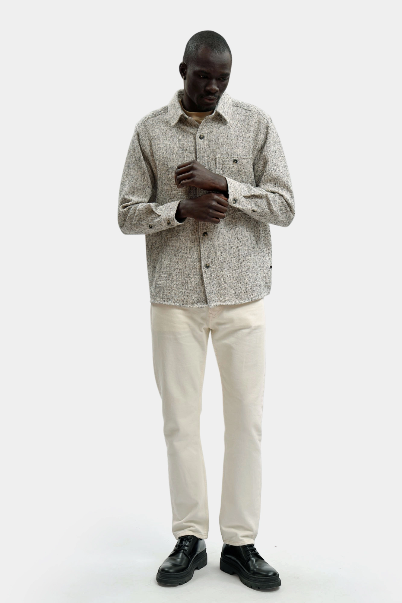 30102478_10100489 Рубашка Strellson Бежевый