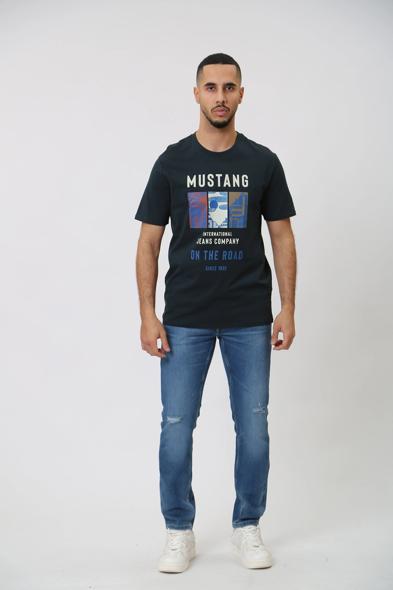 1014596-5000 Джинсы Oregon Slim  Mustang Голубой