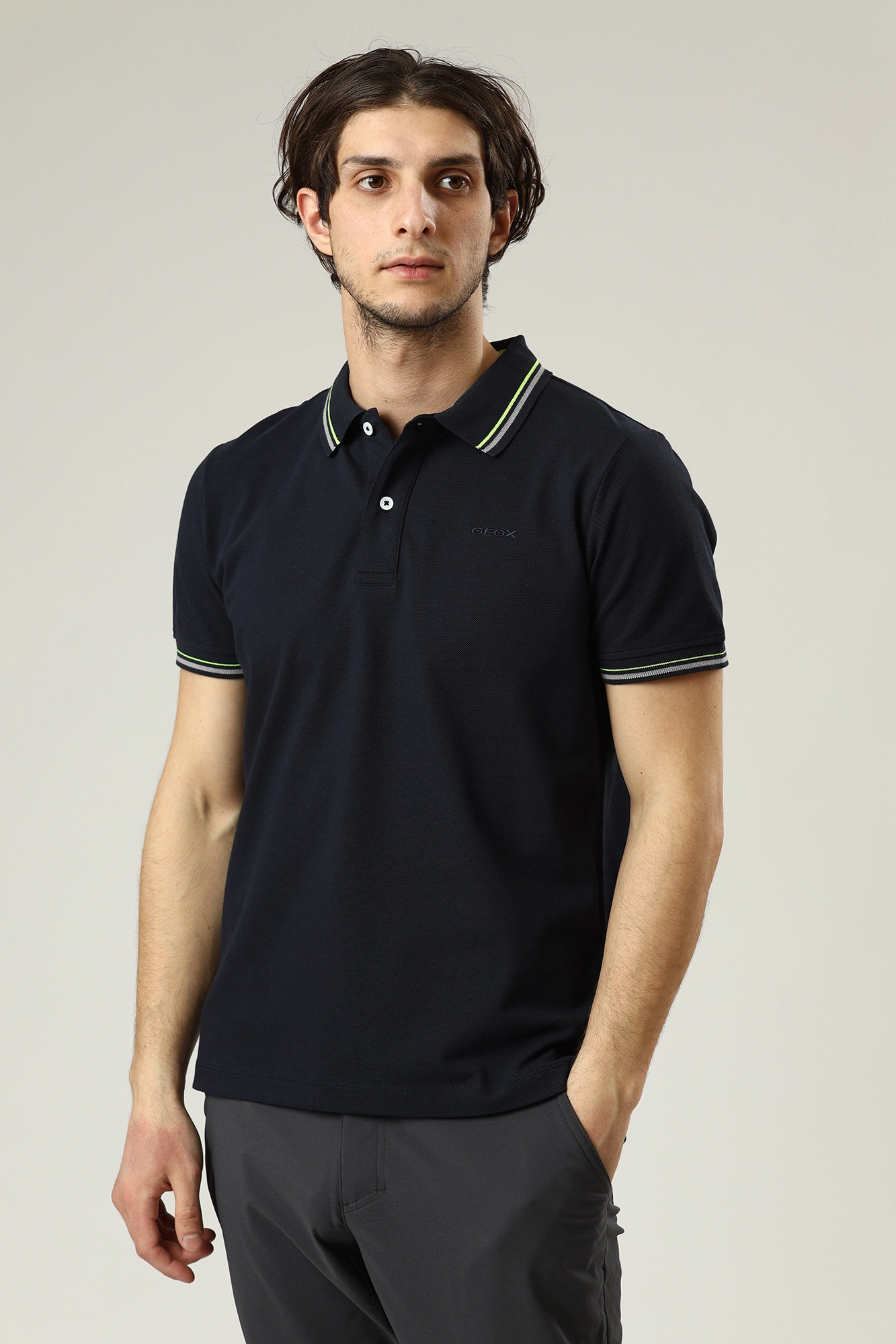 M2510AT2649 Поло Geox Синий