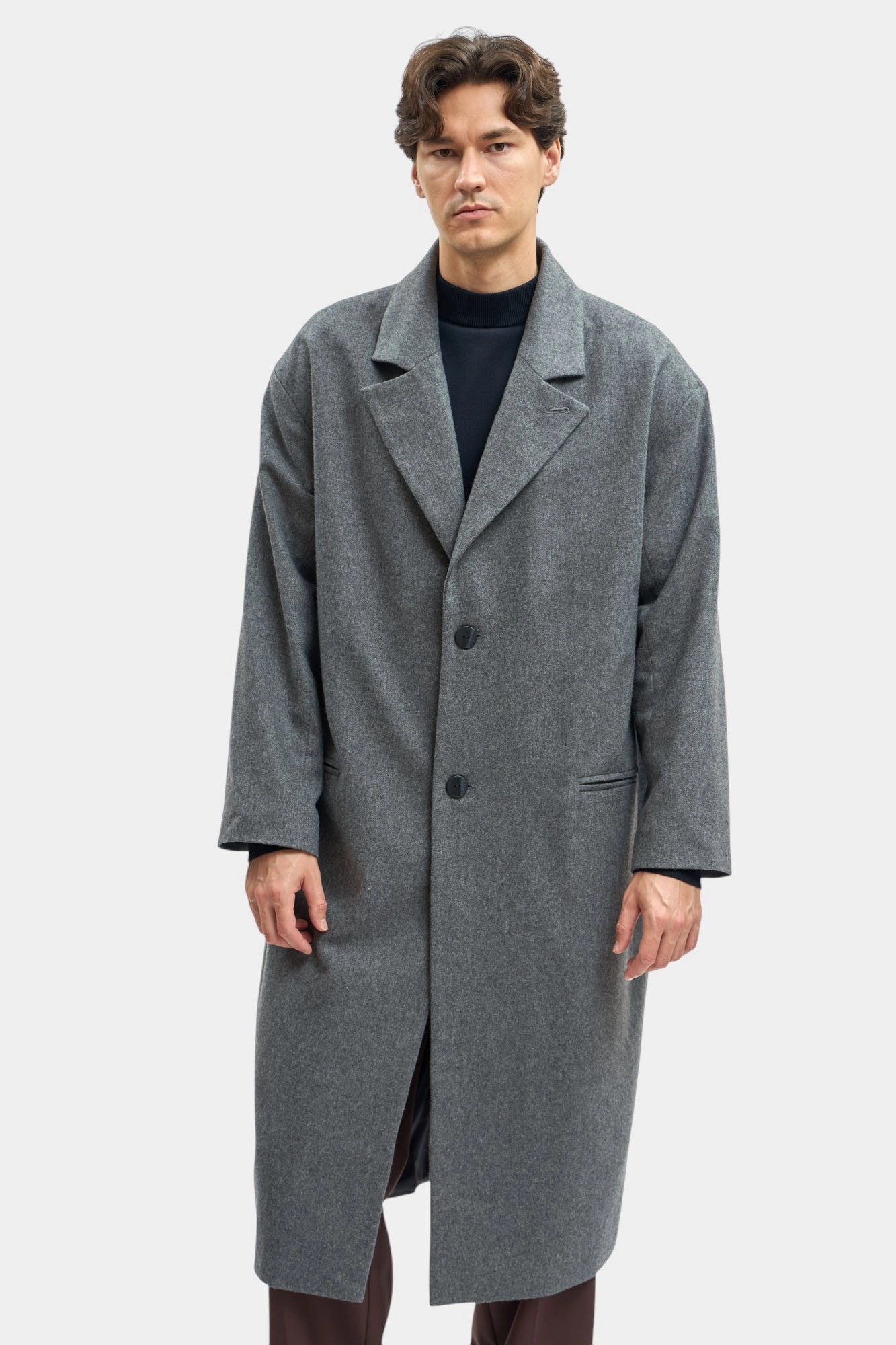 M-252-TH-56-2407 Пальто The Hills Серый