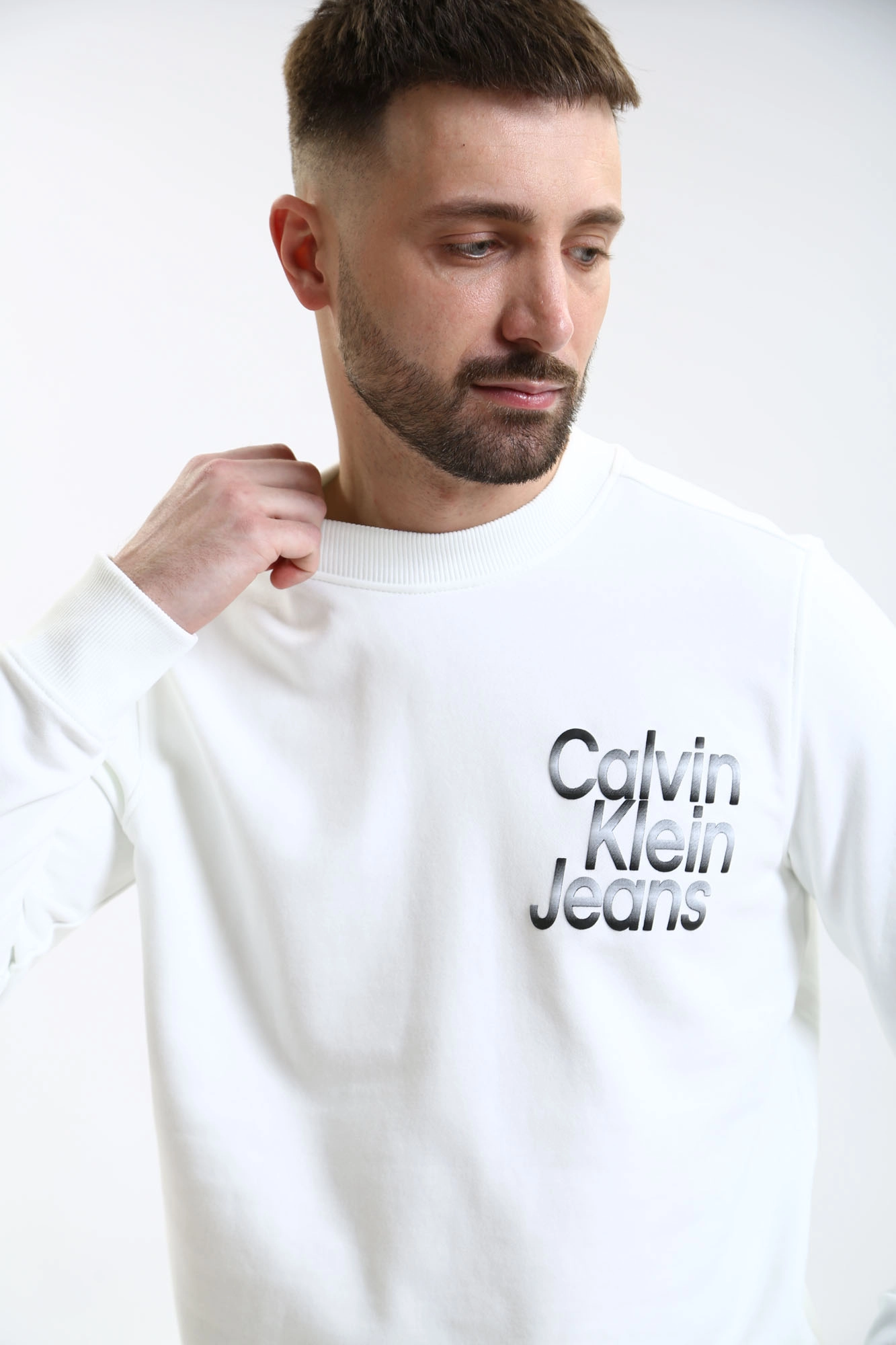 Calvin klein jeans logo sweatshirt cheap