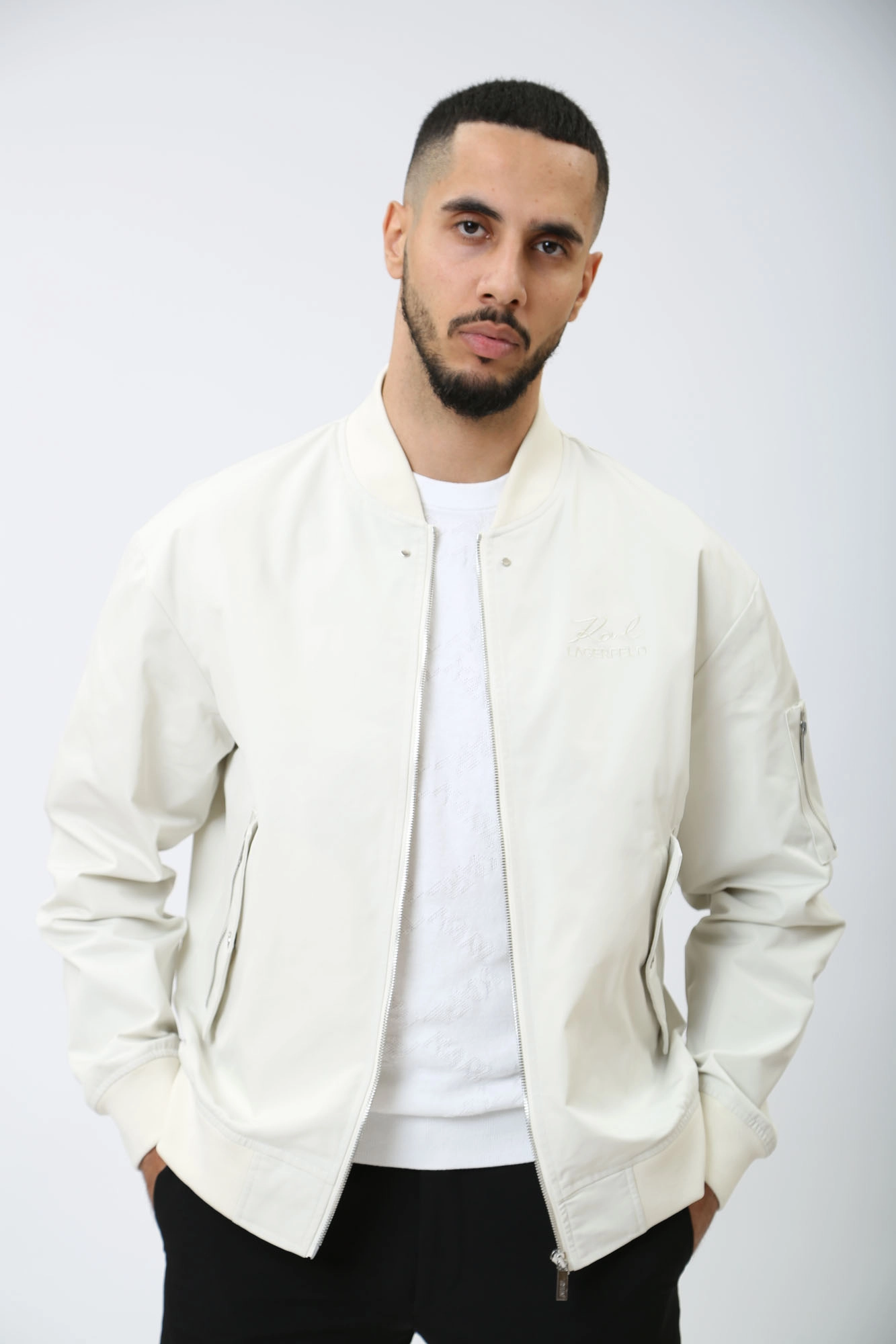 Karl lagerfeld bomber deals