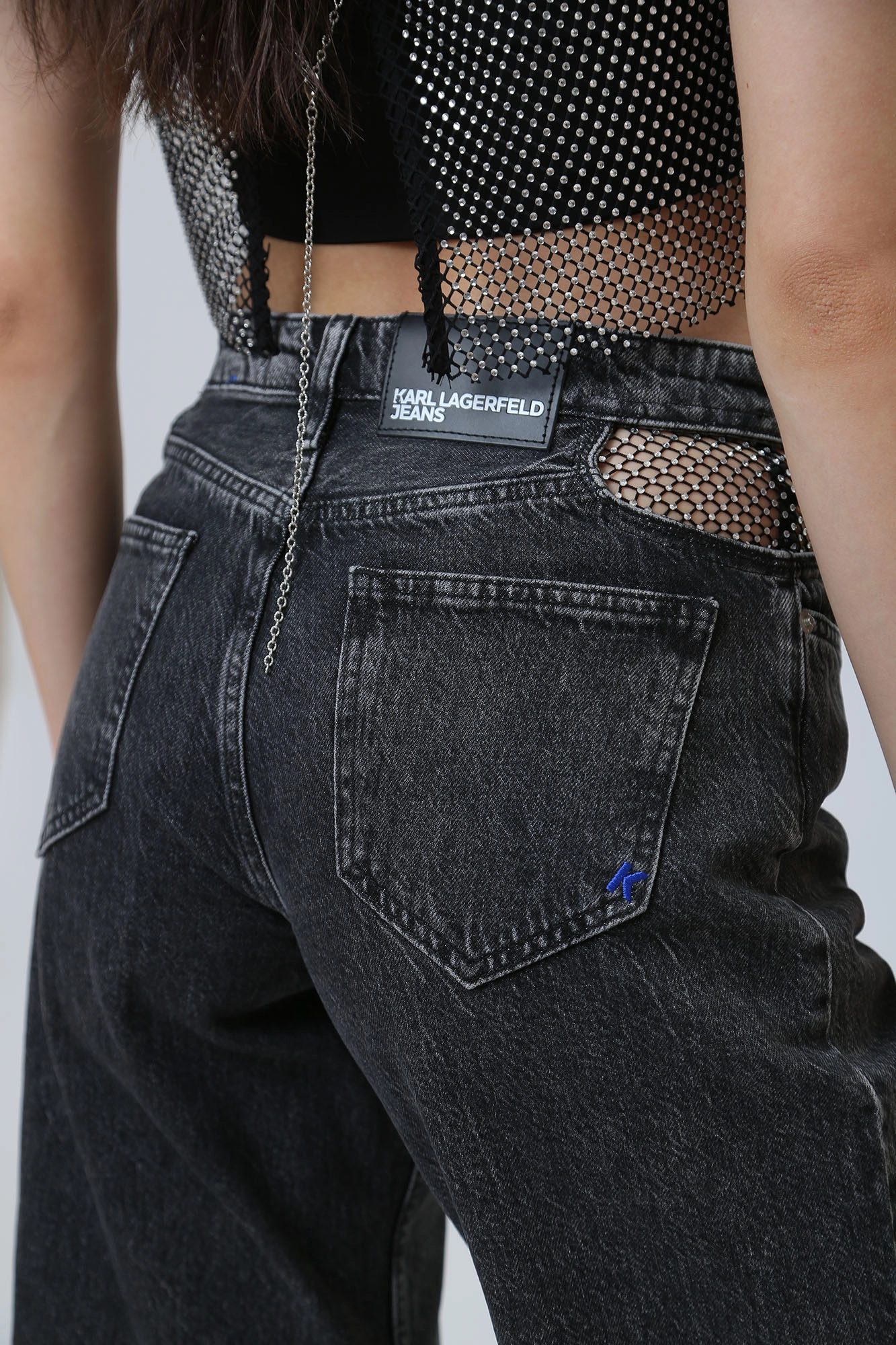 240J1115 джинсы mid rise relaxed  karl lagerfeld jeans 