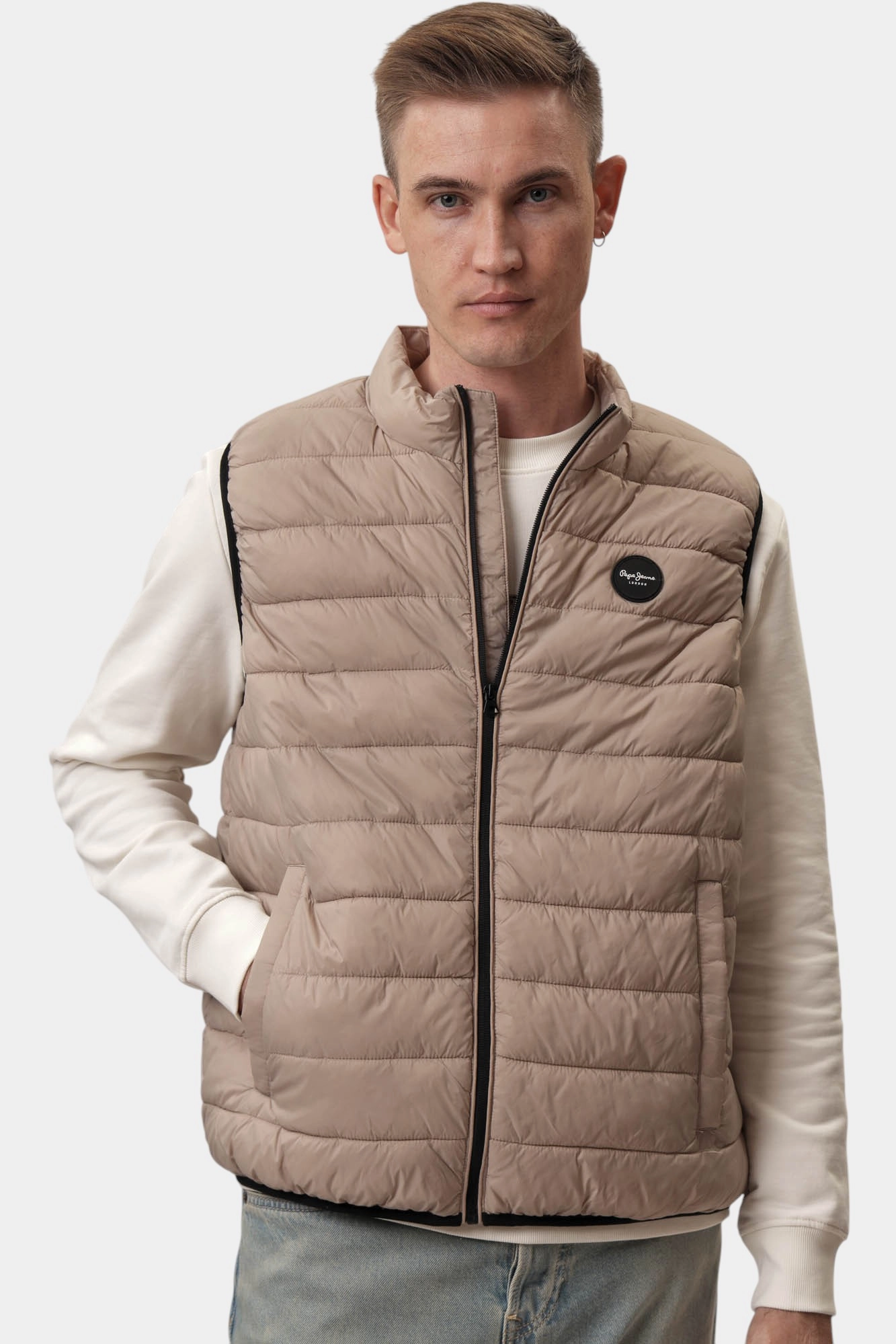 PM403157 Жилет утепленный Pepe Jeans Бежевый