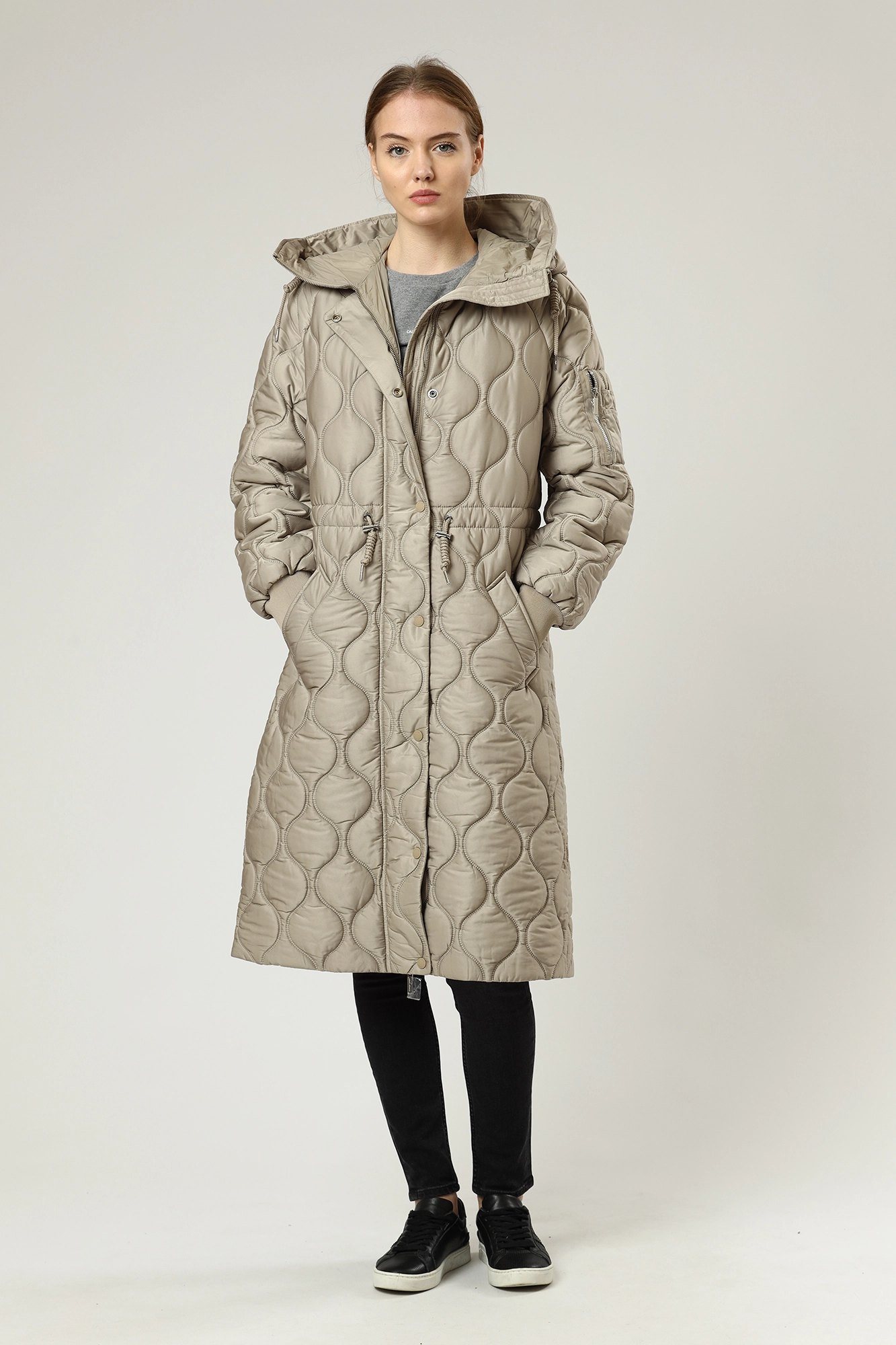 6KYL07_YNVSZ пальто утеплённое armani exchange 