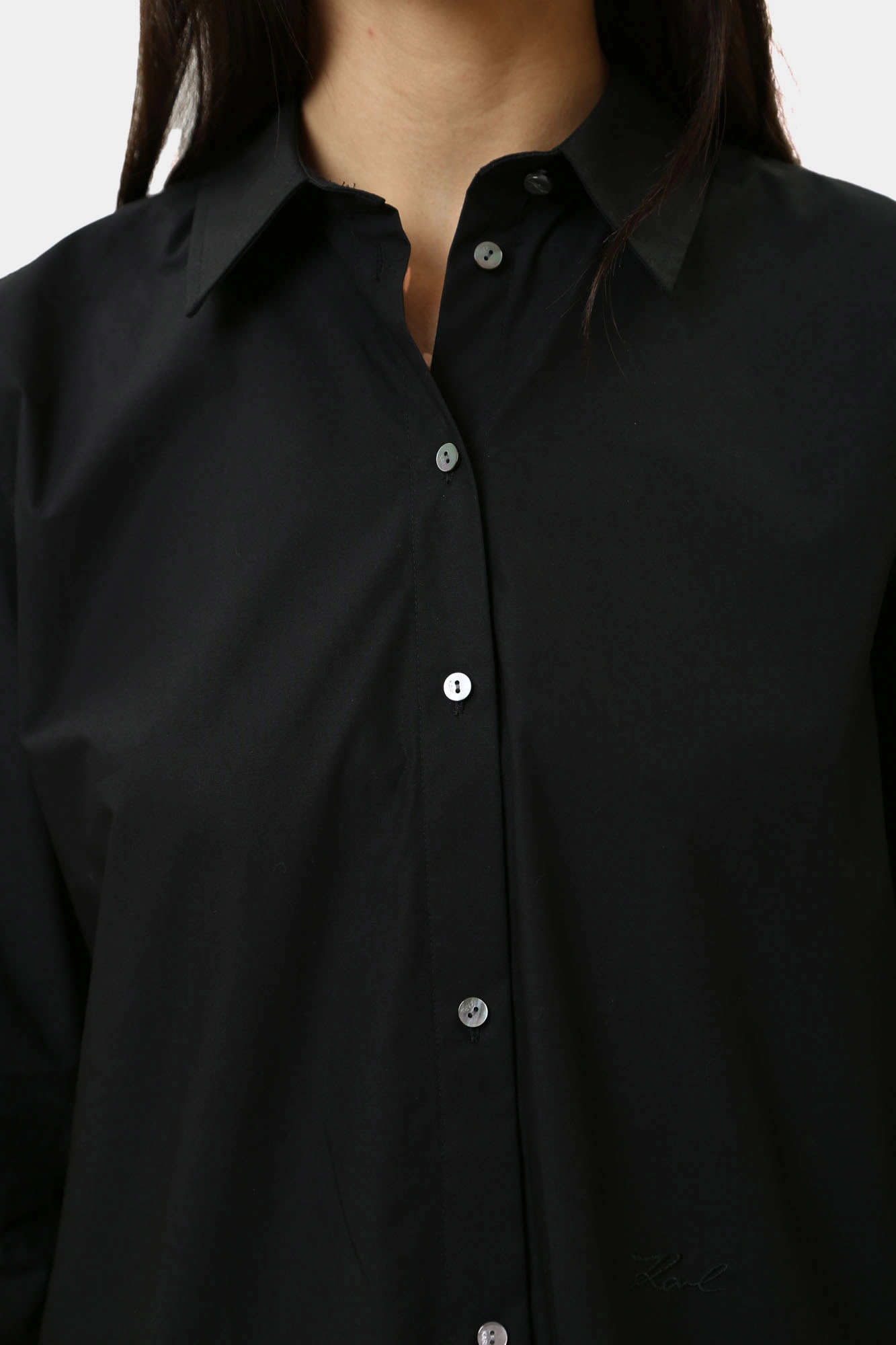 245W1603 рубашка с длинным рукавом karl lagerfeld