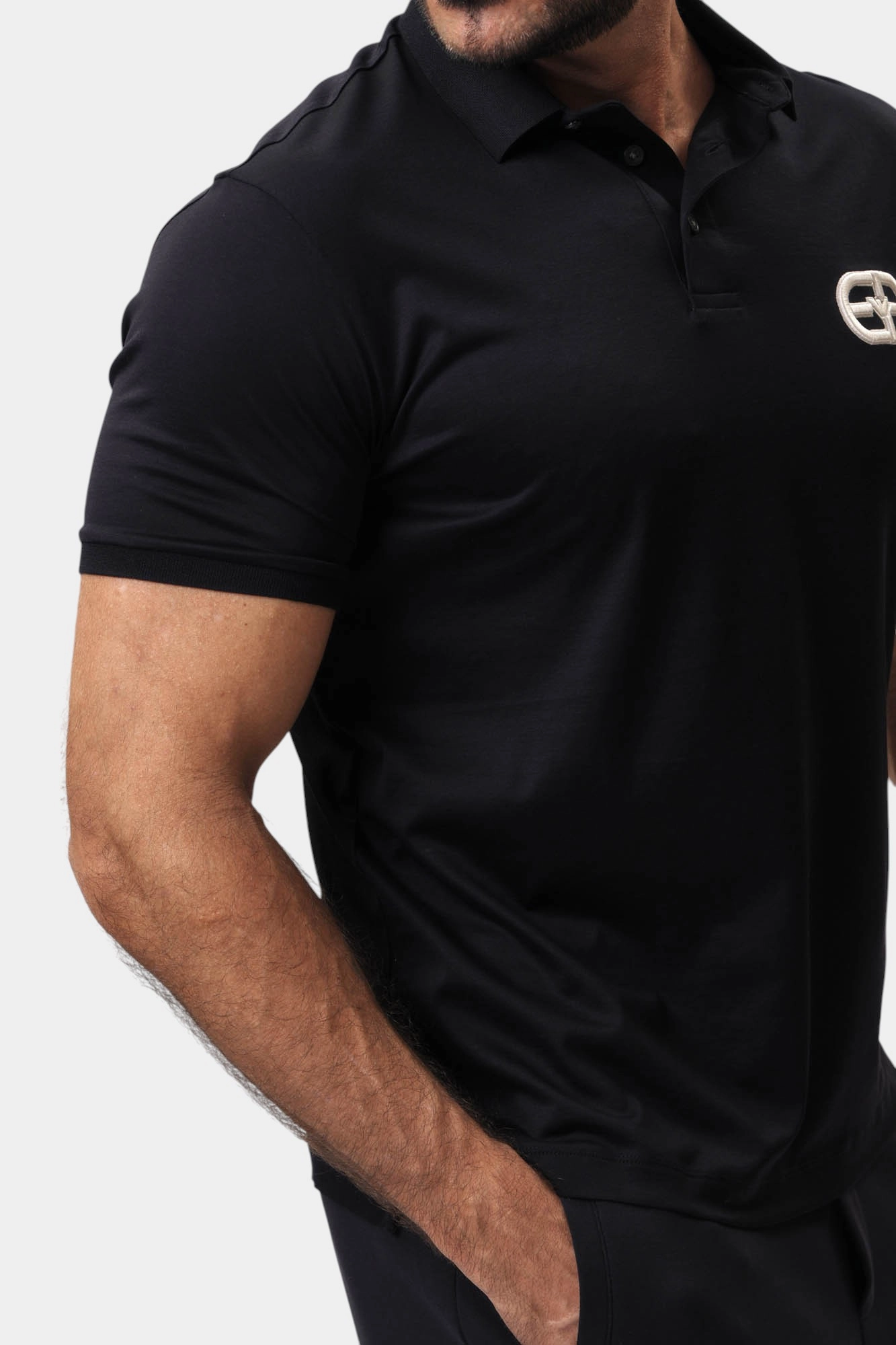 8N1FB6_1JUVZ Поло Emporio Armani Синий
