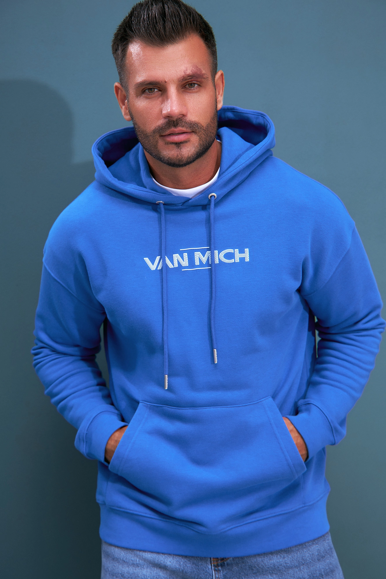 VM-232-20-335 Худи Van Mich Синий