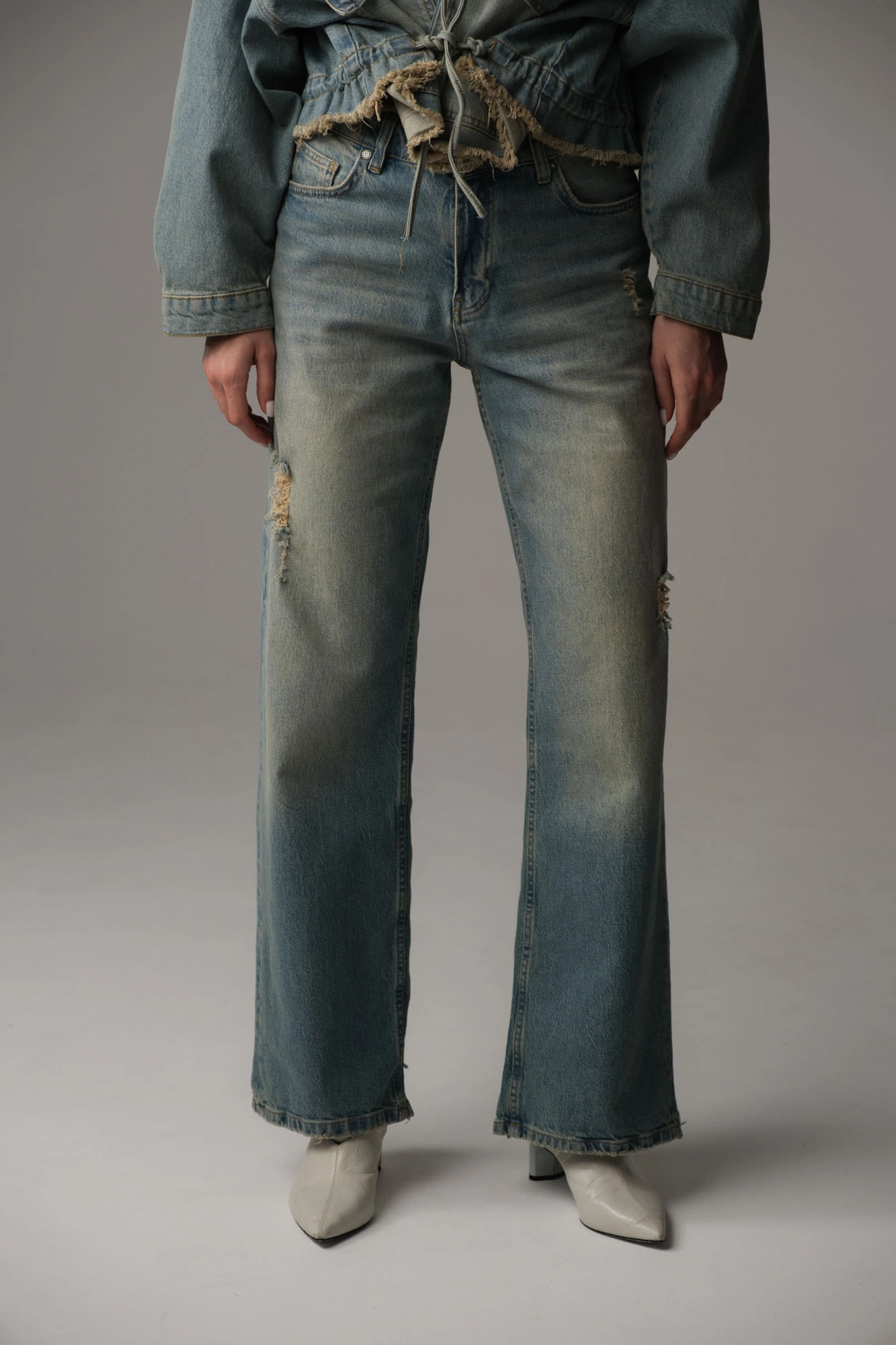 W-242-TO-56-4872 брюки джинсовые the hills 