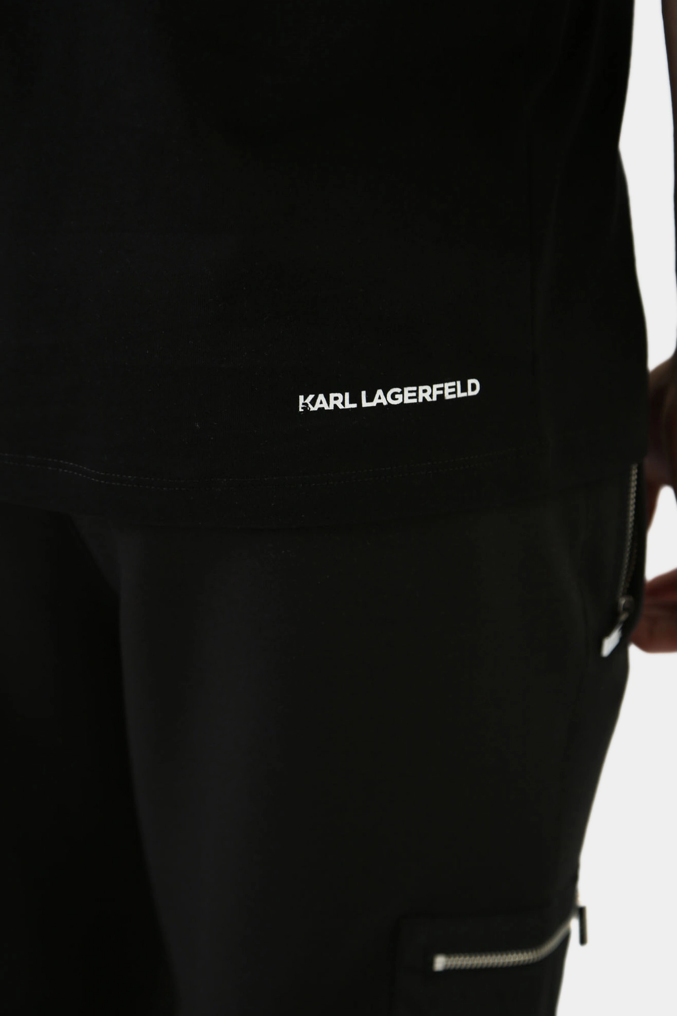 551225_745400 Поло Karl Lagerfeld Черный