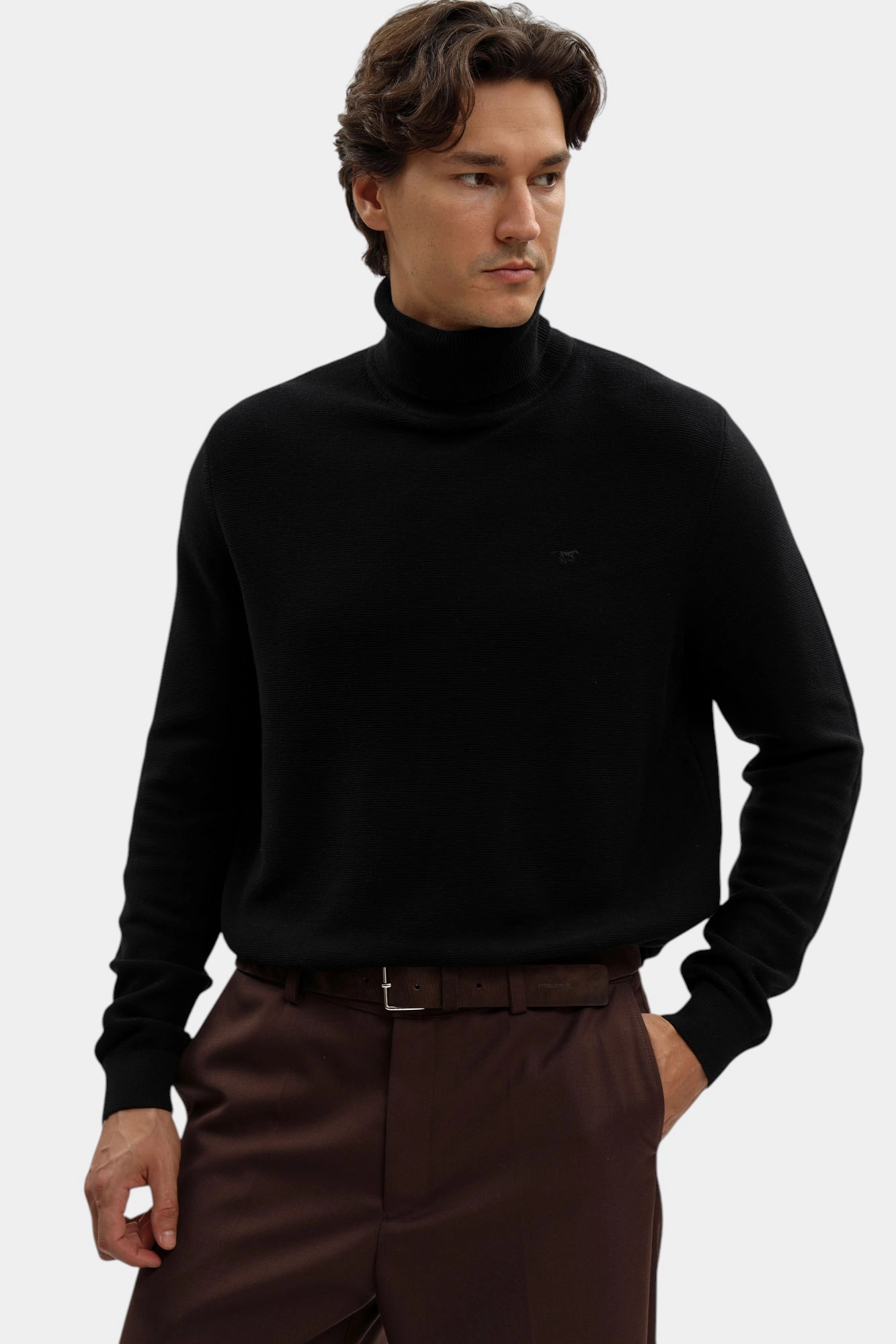 1016848 Водолазка Mustang Черный