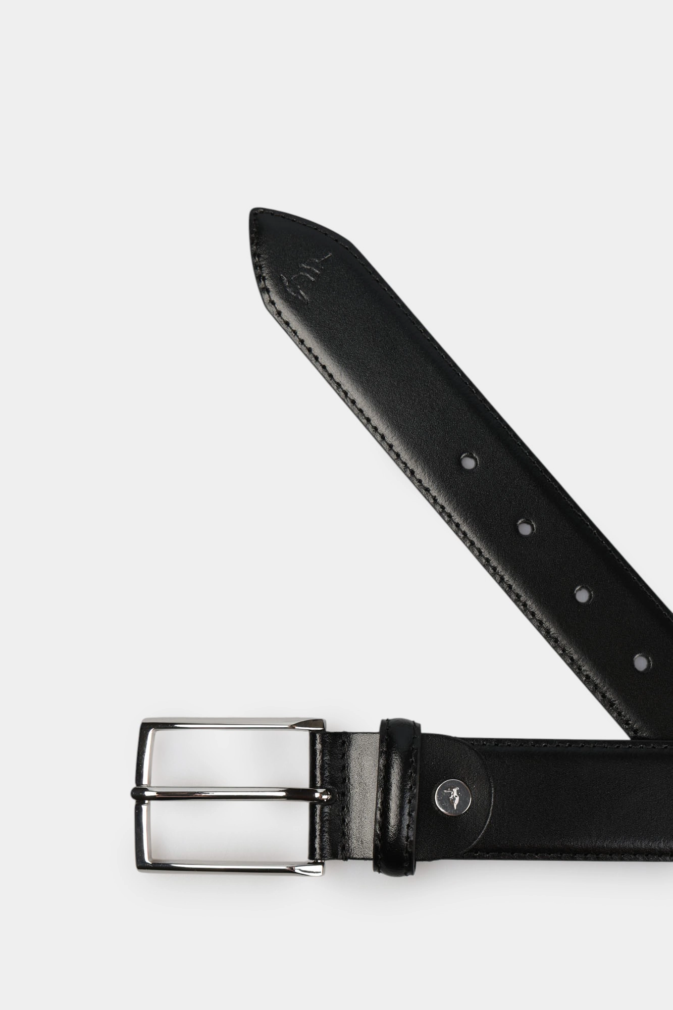 B348B000011N-MEL02L60-22MA Ремень Trussardi Черный