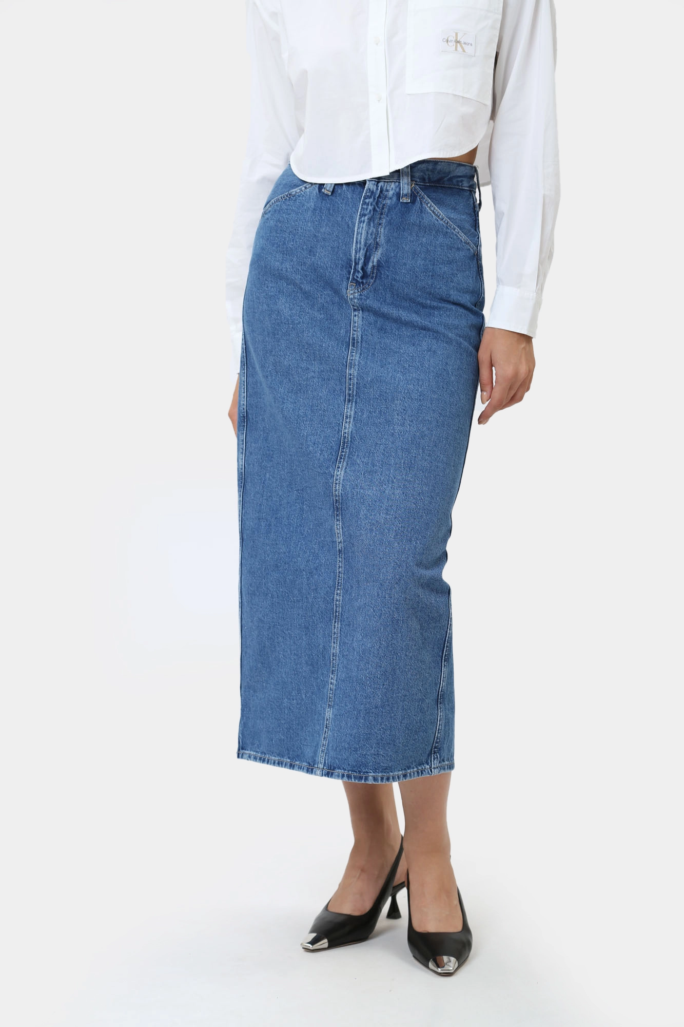 J20J223680 юбка джинсовая calvin klein jeans 