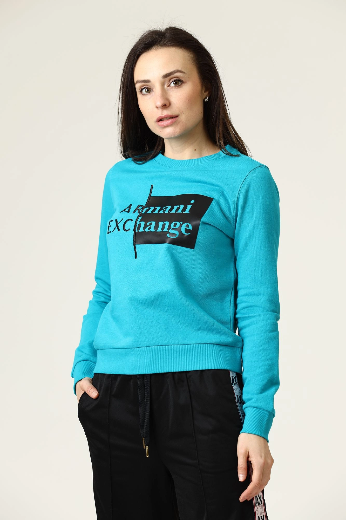 6HYM10_YJ3AZ свитшот armani exchange 