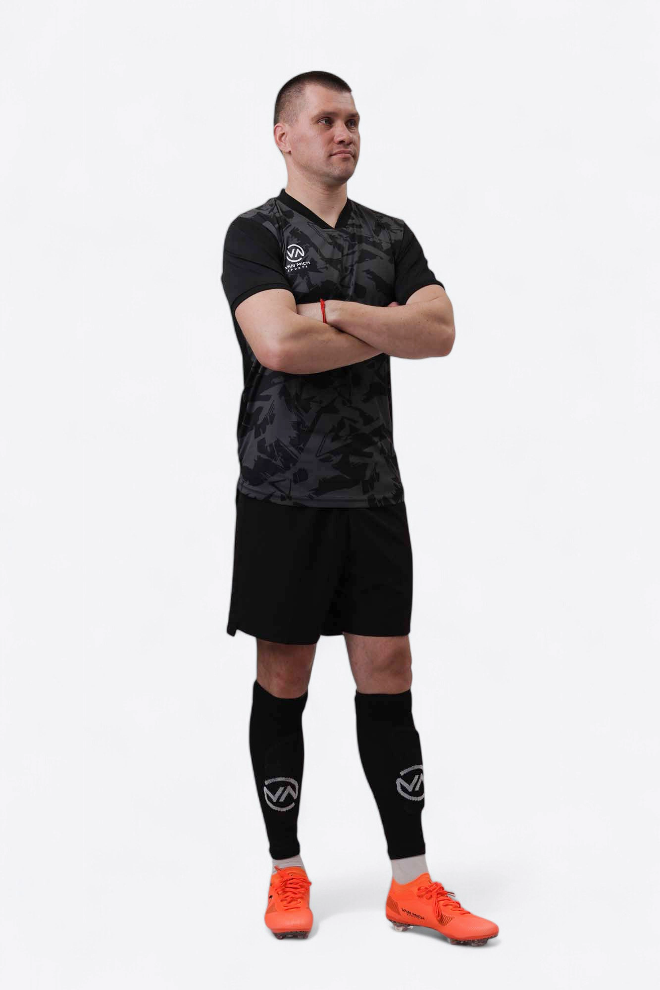 IND4188 Футболка игровая Van Mich Sports Черный