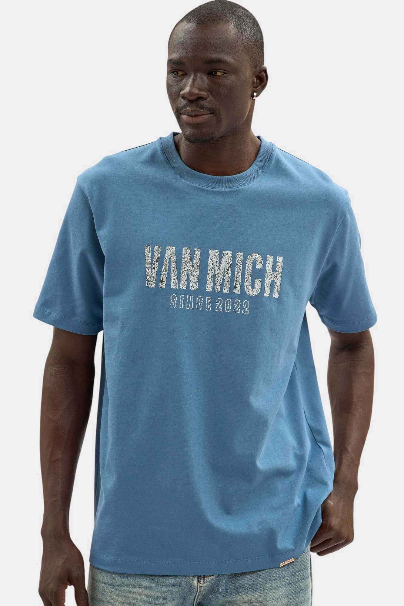 VM-ERK-22-577 Футболка Van Mich Синий